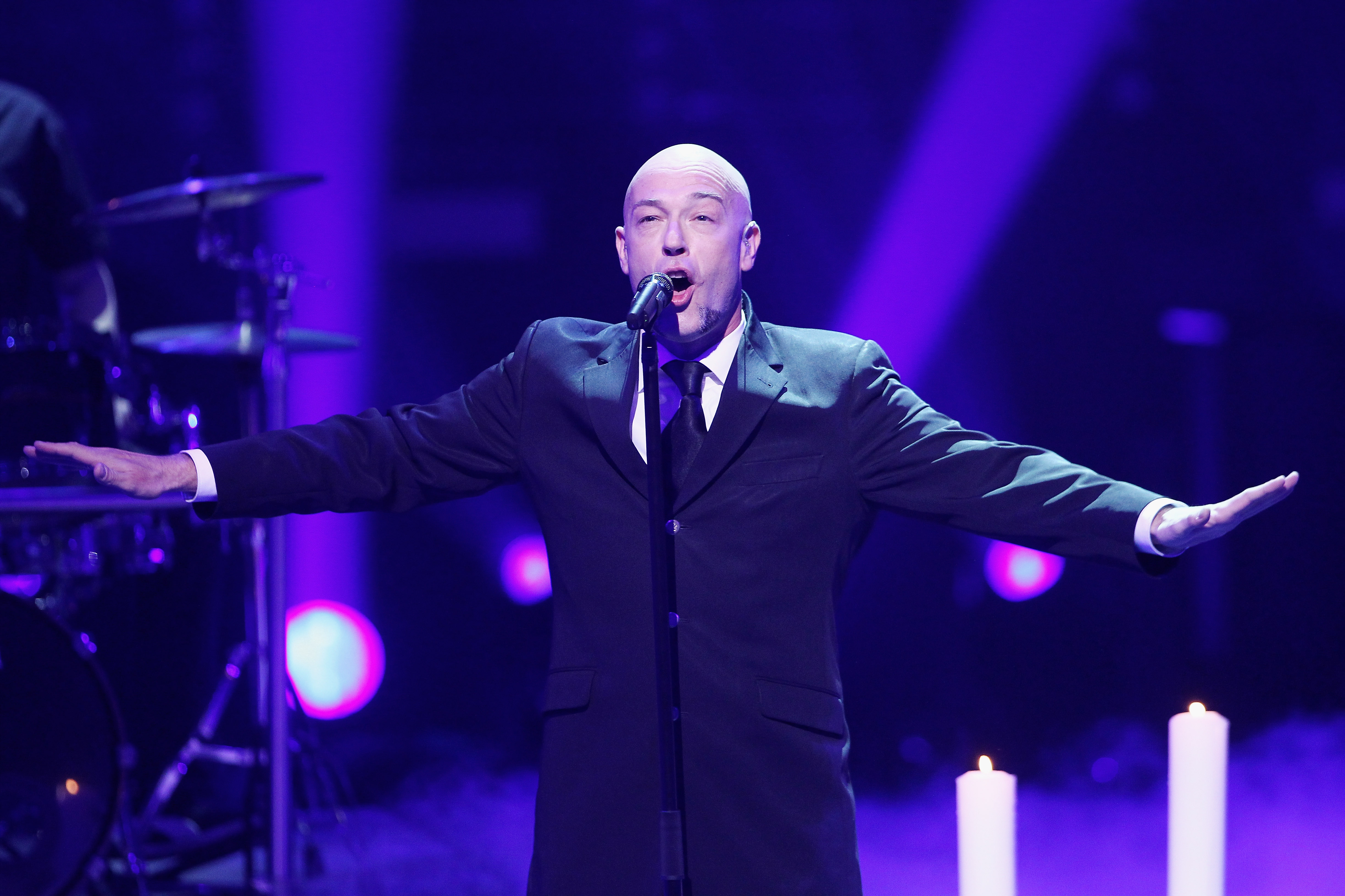 COLOGNE, GERMANY - MARCH 13:  Unheilig  performs during the TV Show 'Eurovision Song Contest - Unser Song fuer Daenemark 2...