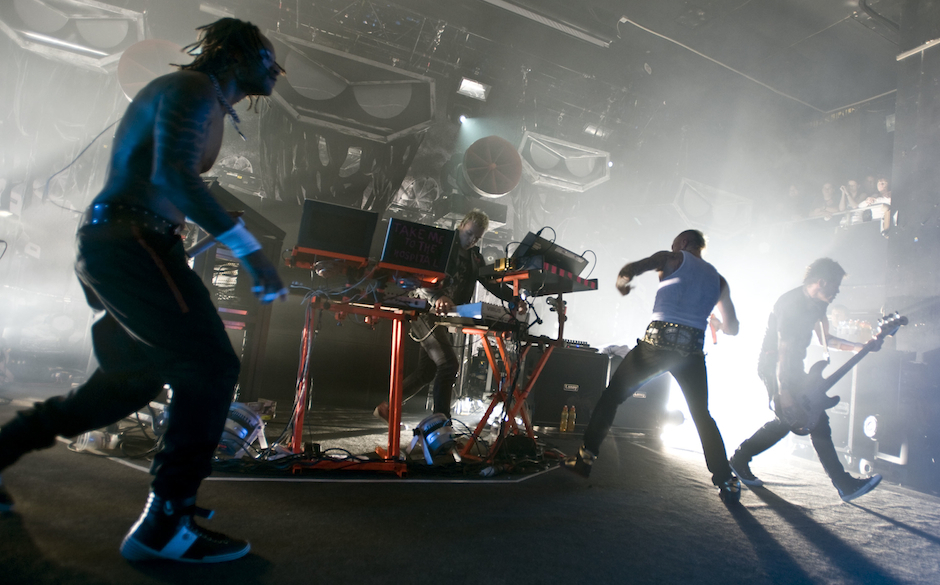 The Prodigy performing live at the Carling Academy, Birmingham on 9th December 2008.