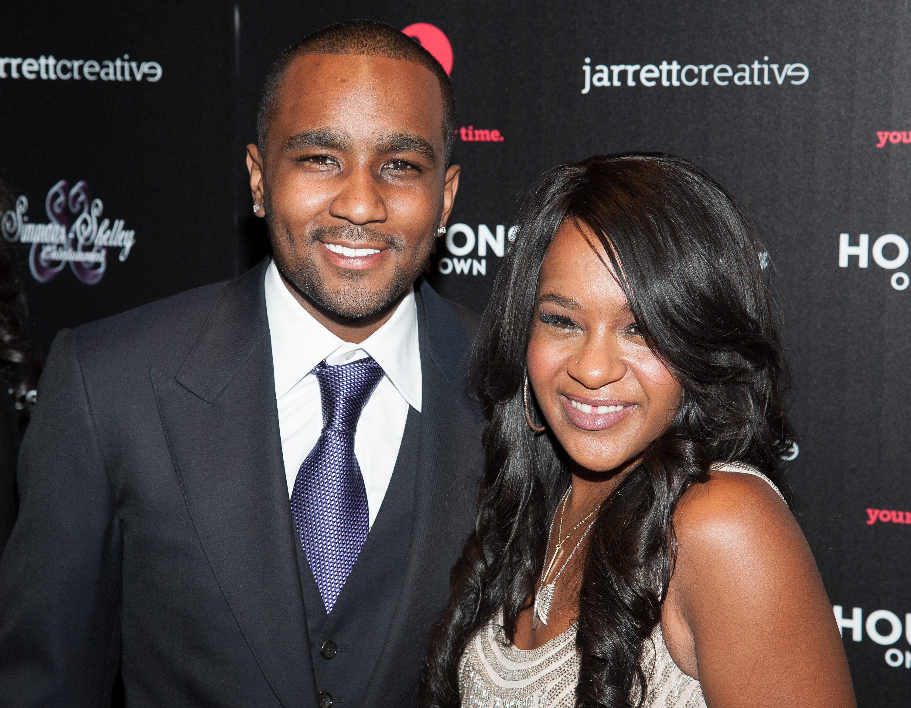 NEW YORK, NY - OCTOBER 22:  Bobbi Kristina Brown and Nick Gordon attends "The Houstons: On Our Own" Series Premiere Party ...