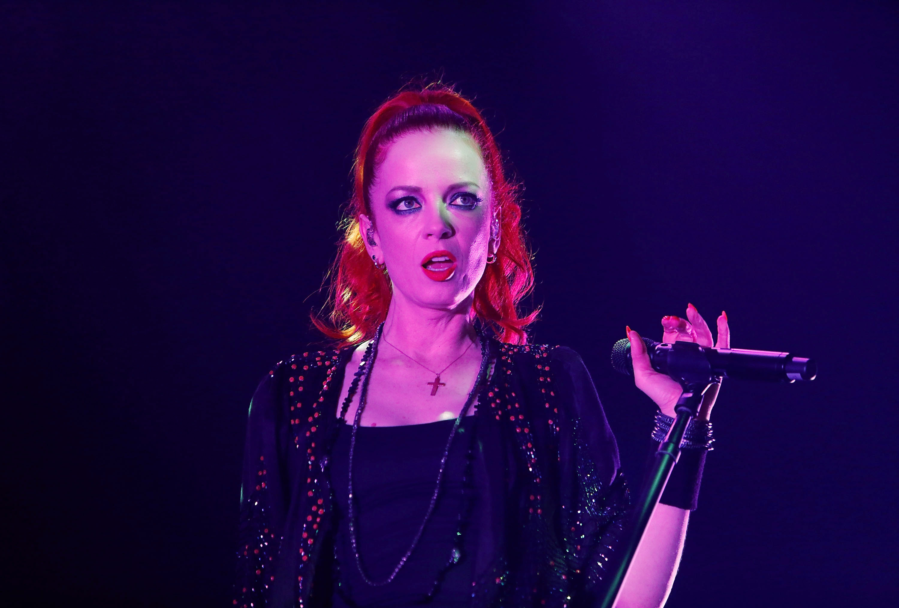 SYDNEY, AUSTRALIA - MARCH 06:  Shirley Manson from Garbage performs live for fans at The Star Event Centre at The Star on ...
