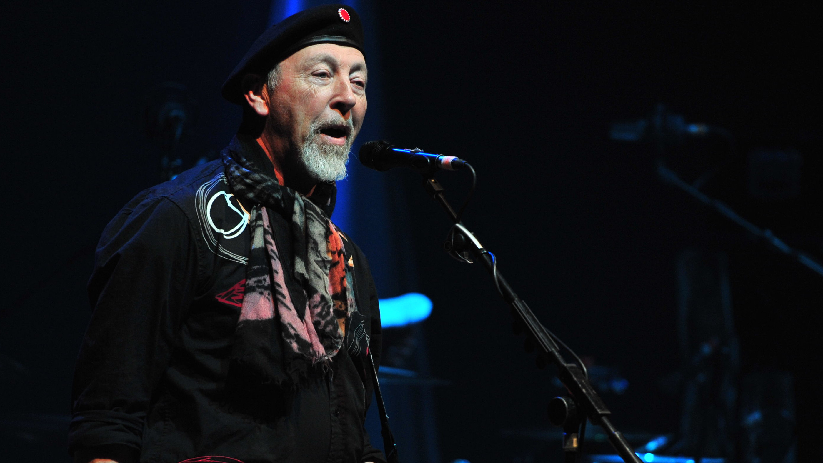 BASINGSTOKE, UNITED KINGDOM - MARCH 8: English folk musician Richard Thompson performing live on stage at The Anvil in Bas...