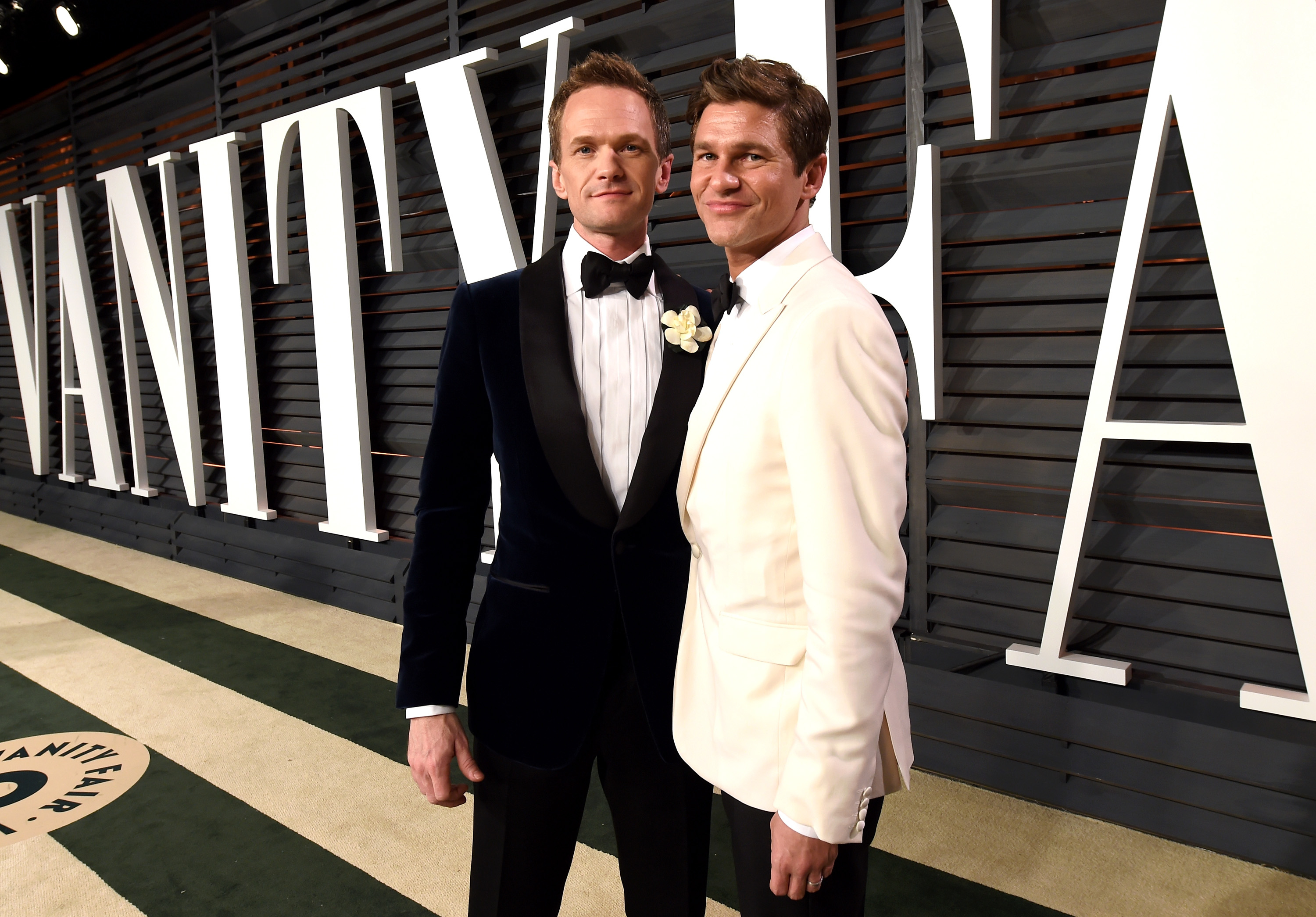 Oscar-Moderator Neil Patrick Harris mit Begleiter