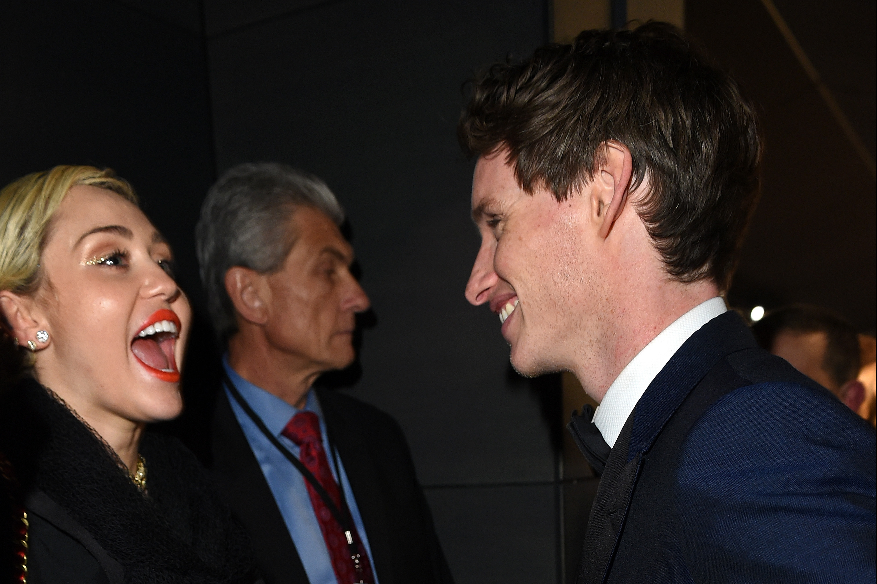 Miley Cyrus mit Eddie Redmayne