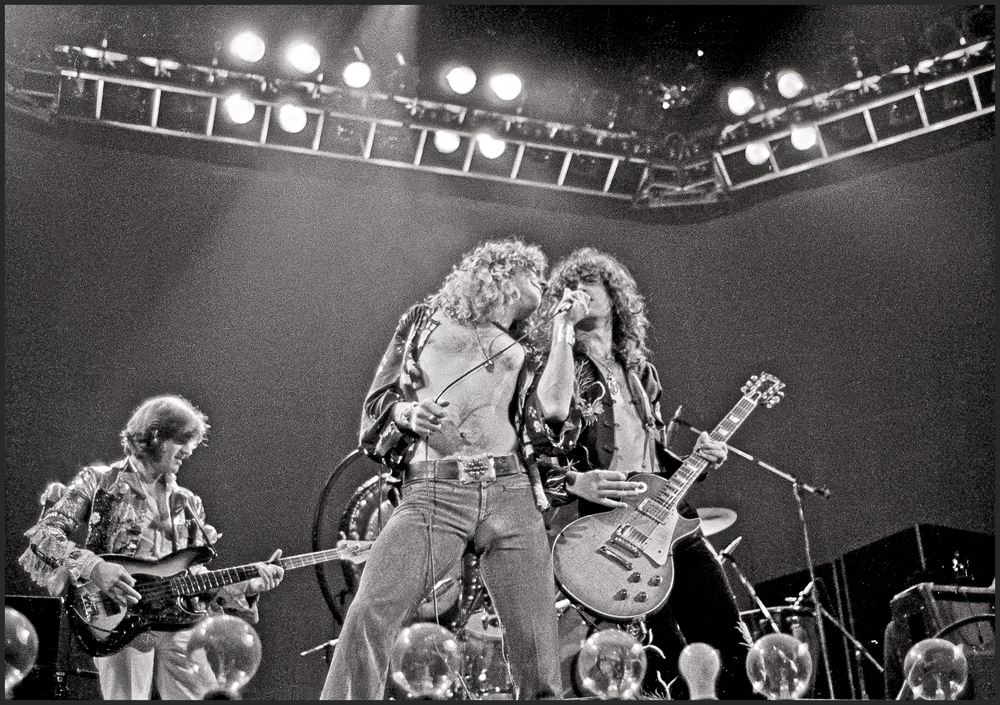 John Paul Jones, Robert Plant und Jimmy Page