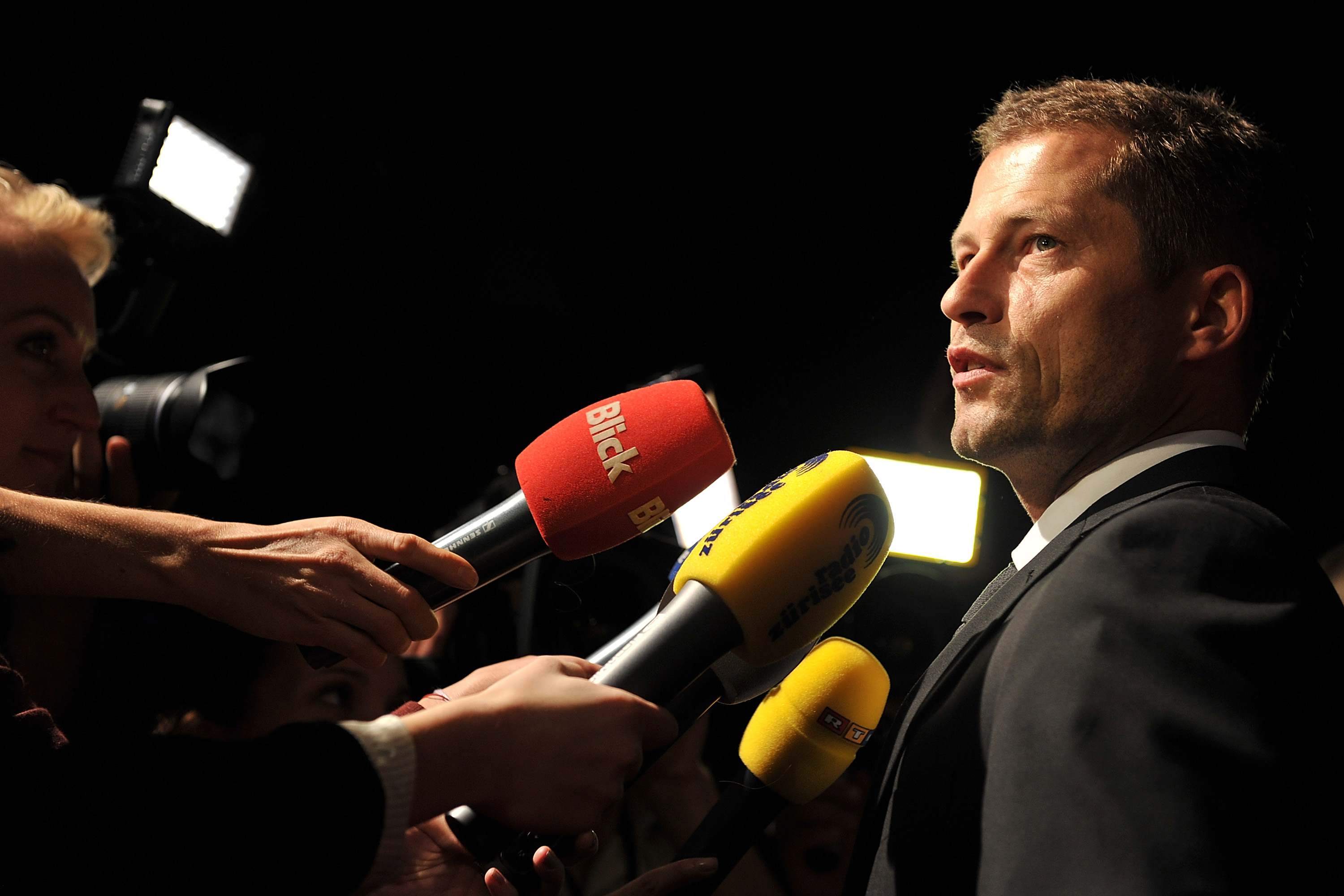 ZURICH, SWITZERLAND - NOVEMBER 09: Til Schweiger attends the opening night of the first day of the Charles Voegele Fashion...