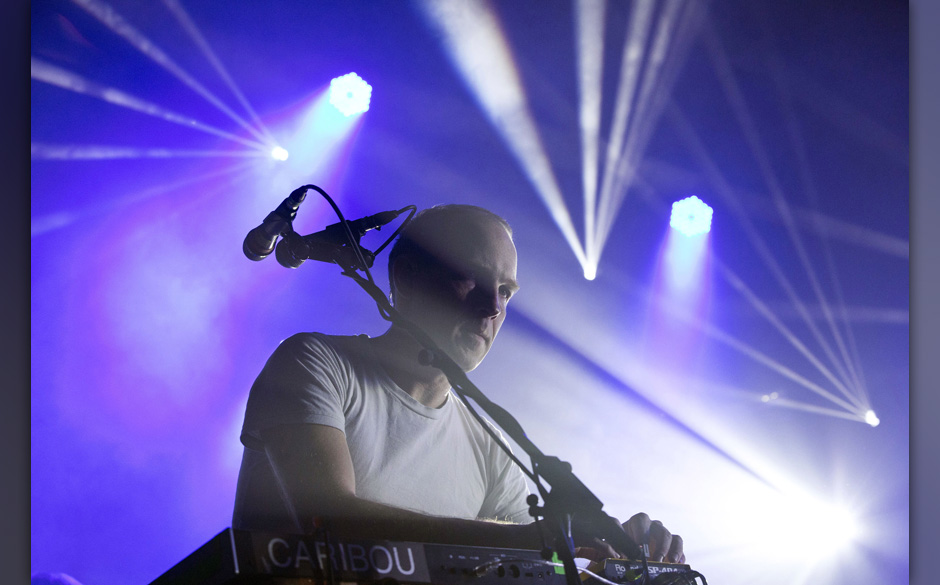 BERLIN, GERMANY - MARCH 12: Canadian singer Caribou performs live during a concert at the Columbiahalle on March 12, 2015 ...