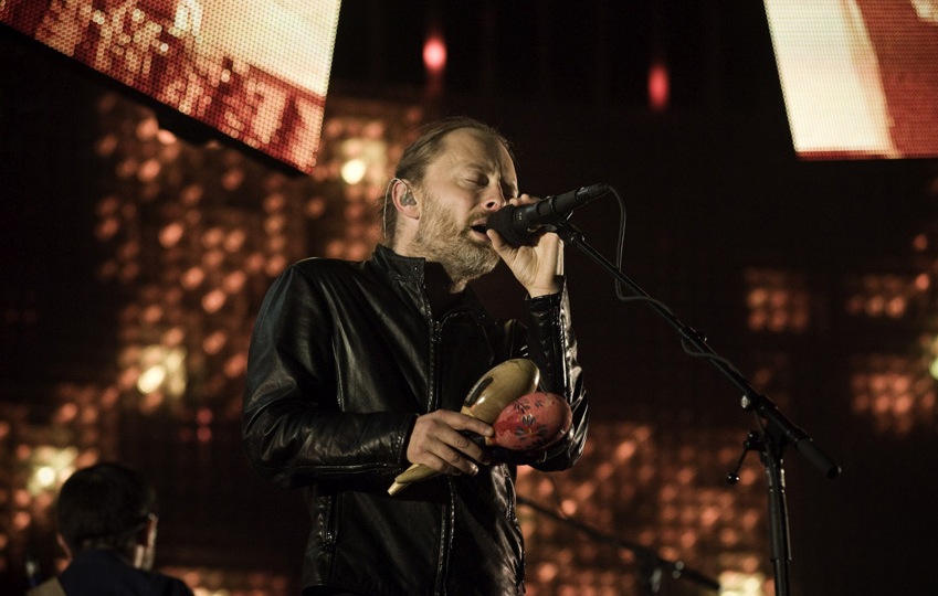 Thom Yorke beim Konzert in der Wuhlheide Berlin