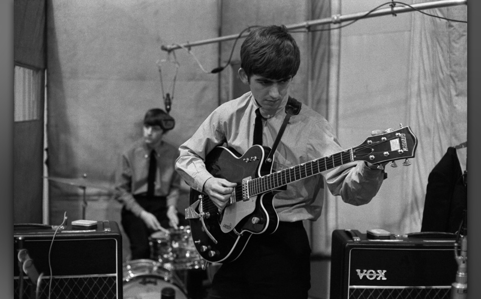 11. George Harrison. A Hard Day’s Night – The Beatles, 1964. Noch immer kann niemand genau sagen, was dieser Eröffnun...