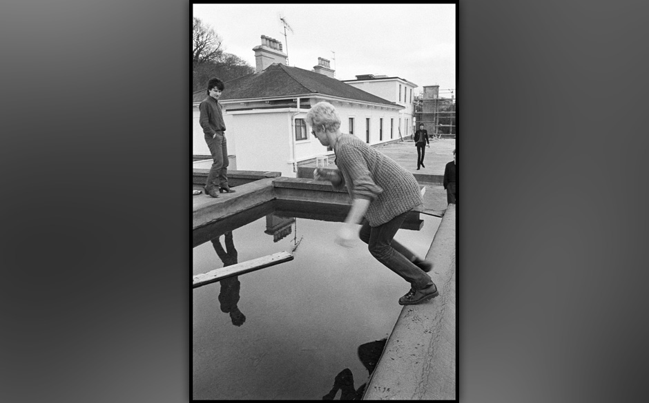Photo of U2 and Adam CLAYTON and BONO