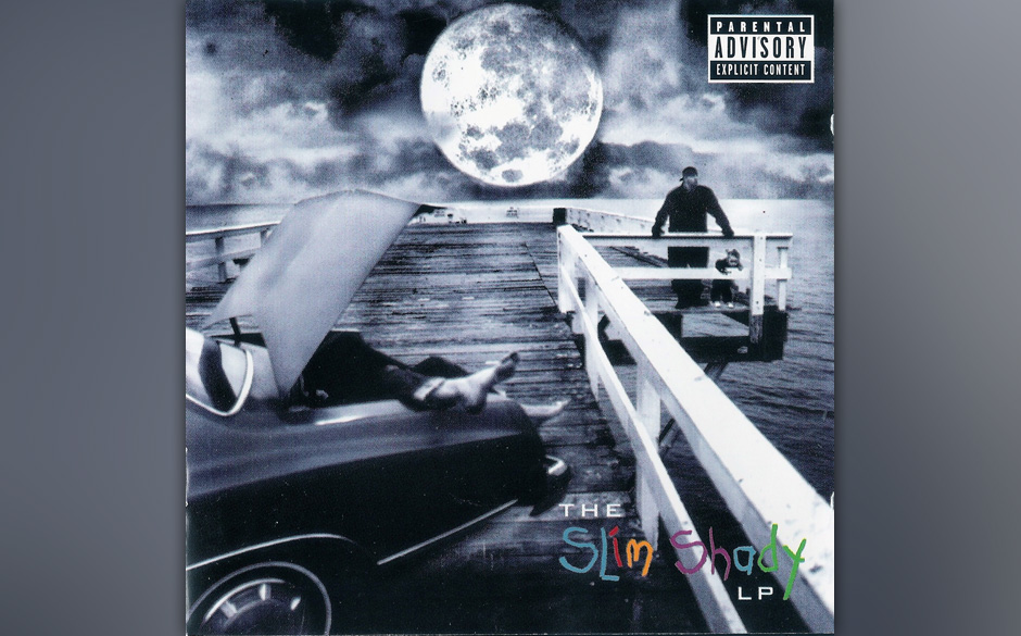 88. „The Slim Shady LP“ - EMINEM, Aftermath/Interscope, 1999 Dr. Dre produzierte die Platte des weißen Spinners: Psychotherapie und Comedyshow unter Einfluss von Ecstasy.