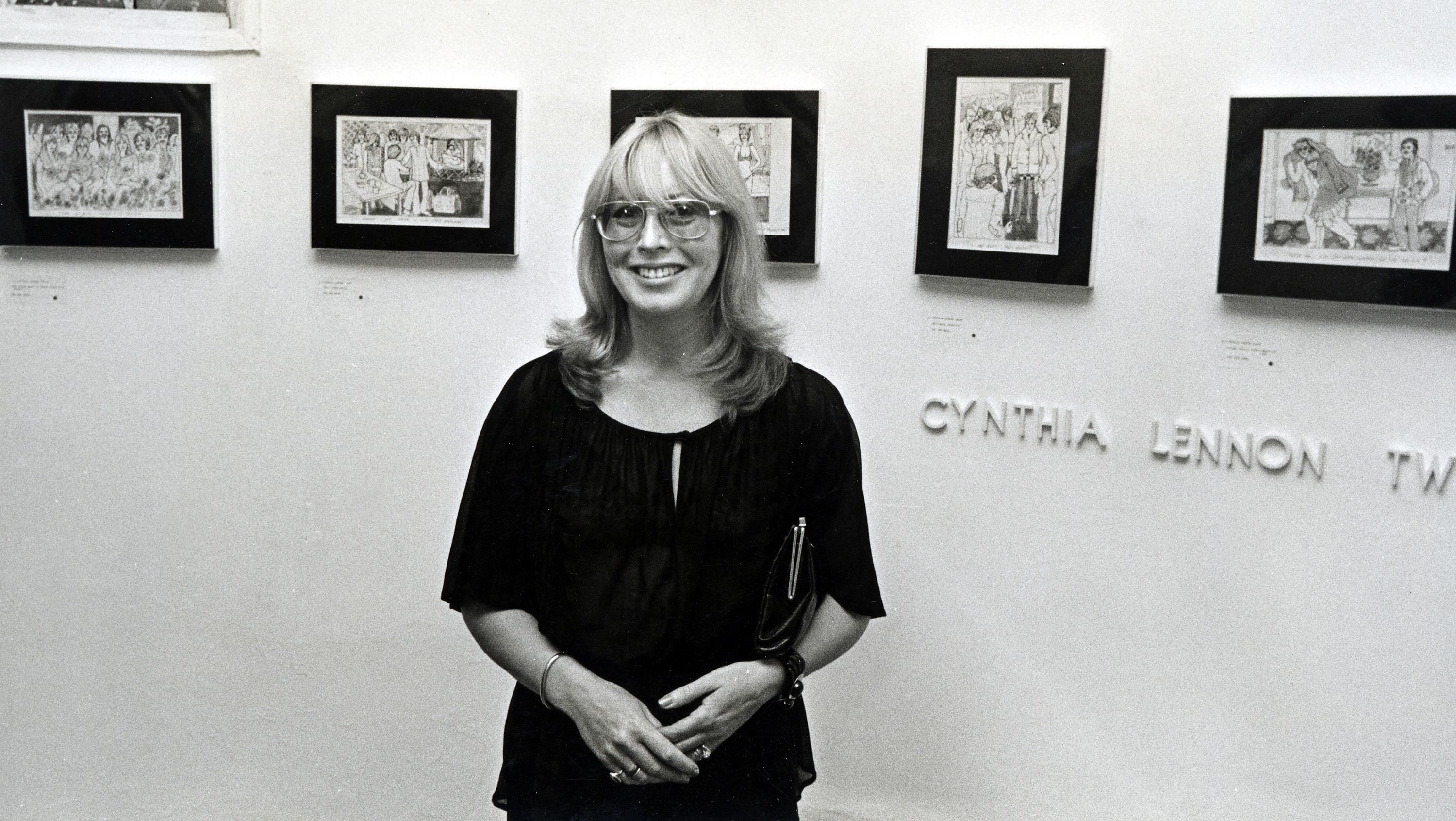 Cynthia Lennon Twist during Cynthia Lennon's Pen and Ink Drawings Exhibited at Tower Gallery in Southampton in Long Island...