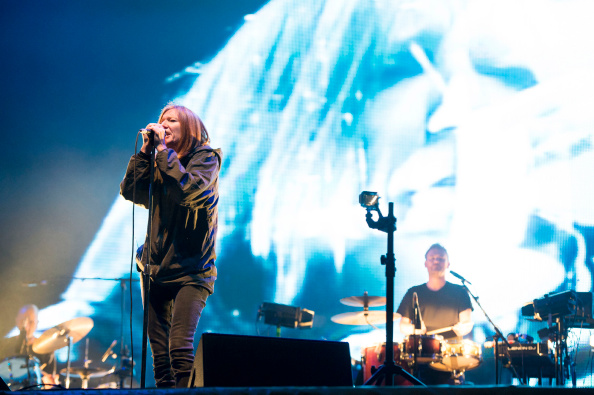 STRADBALLY, IRELAND - AUGUST 30: Beth Gibbons of Portishead performs on stage at Electric Picnic at Stradbally Estate on A...