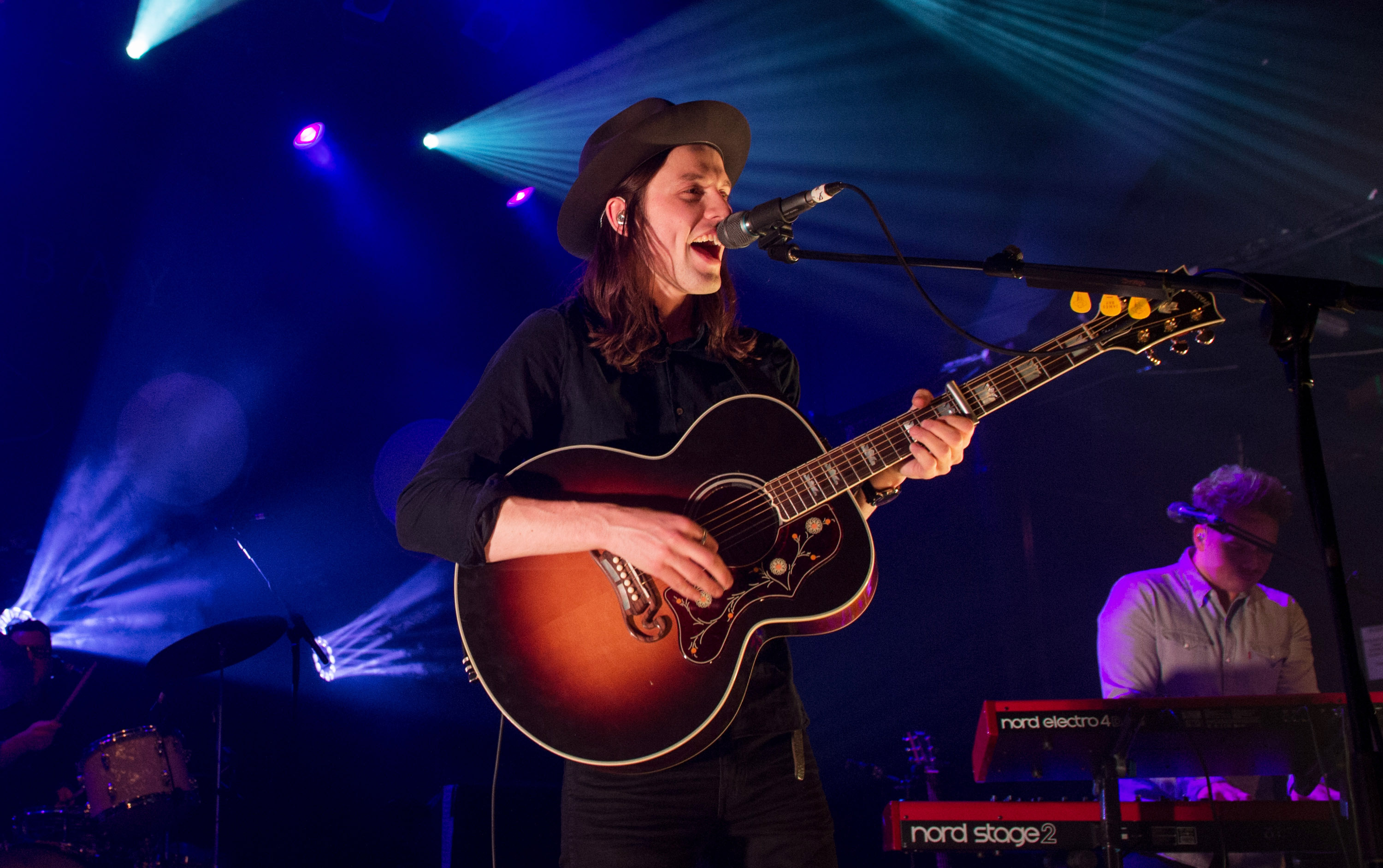 LONDON, ENGLAND - FEBRUARY 12:  James Bay performs at KOKO on February 12, 2015 in London, England.  (Photo by Samir Husse...