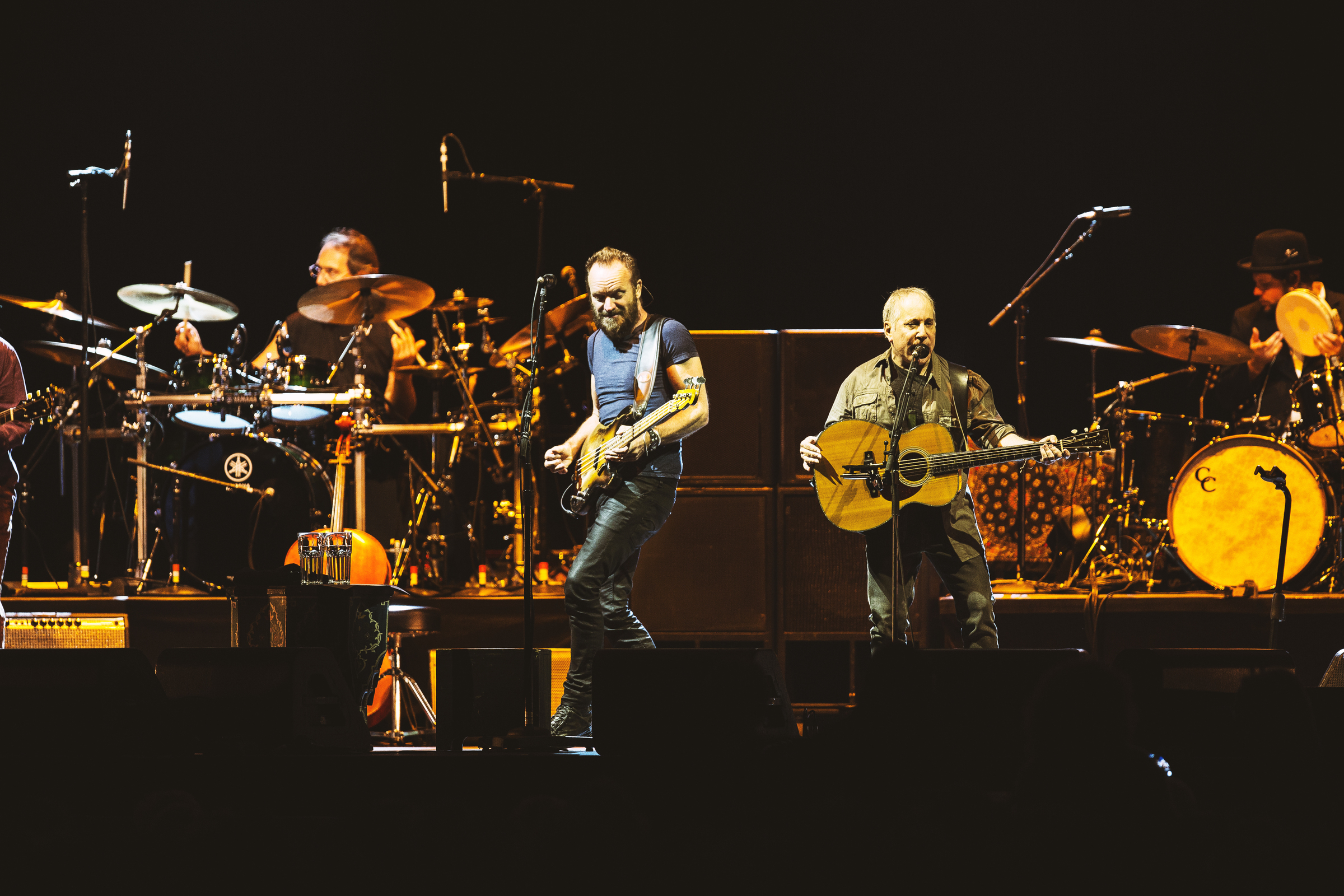 Paul Simon & Sting - On Stage Together live in Berlin