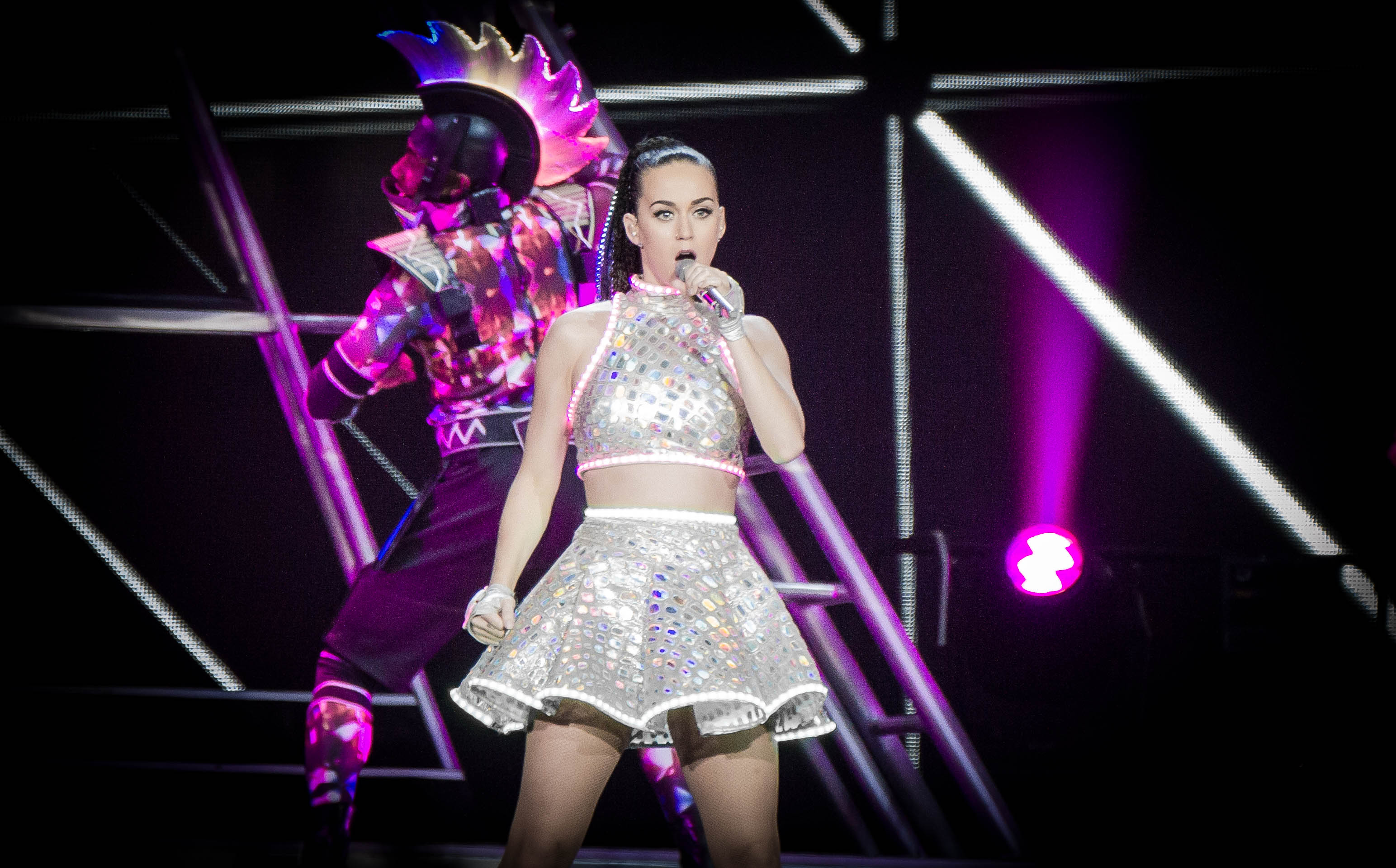 Katy Perry bei ihrem letzten Konzert in Berlin