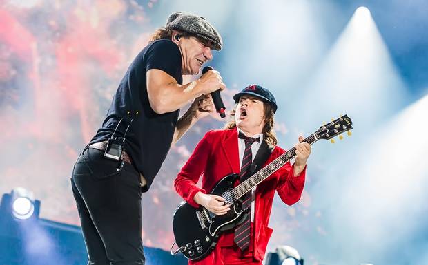 AC/DC bei einem Auftritt in Nürnberg im Jahr 2015