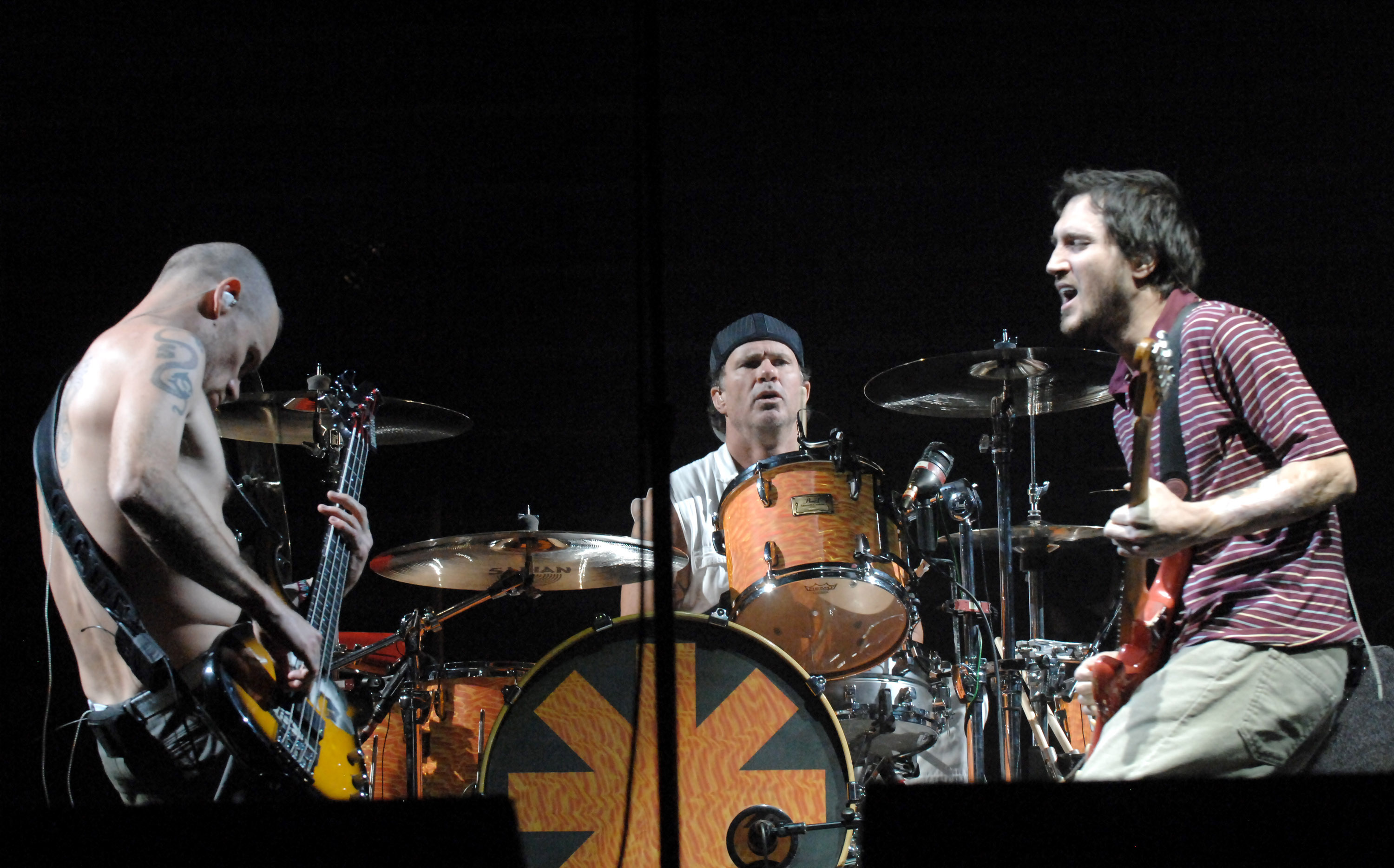 Red Hot Chilli Peppers Band Members Rectangle Circle