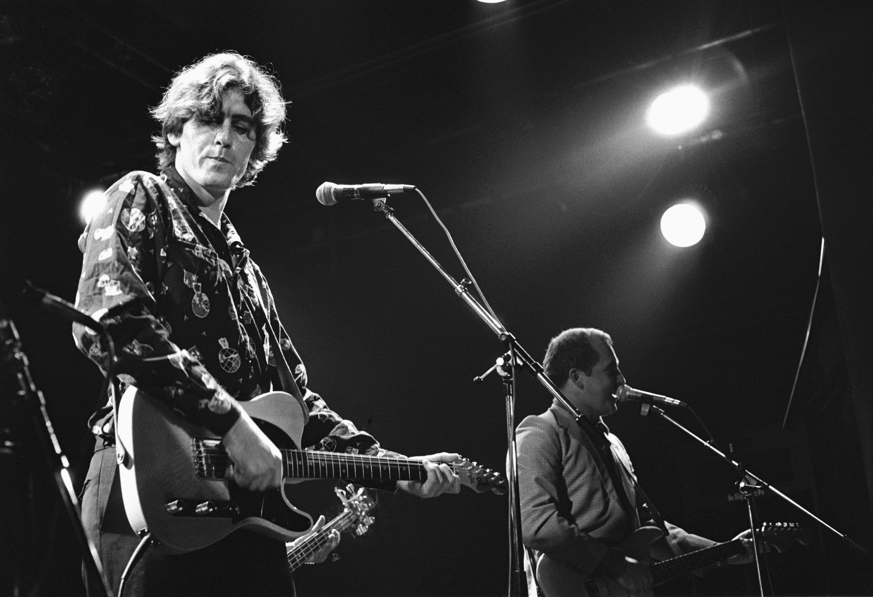 Forster und McLennan mit den Go-Betweens, Ende der Achtziger in Amsterdam (photo by Frans Schellekens/Redferns)