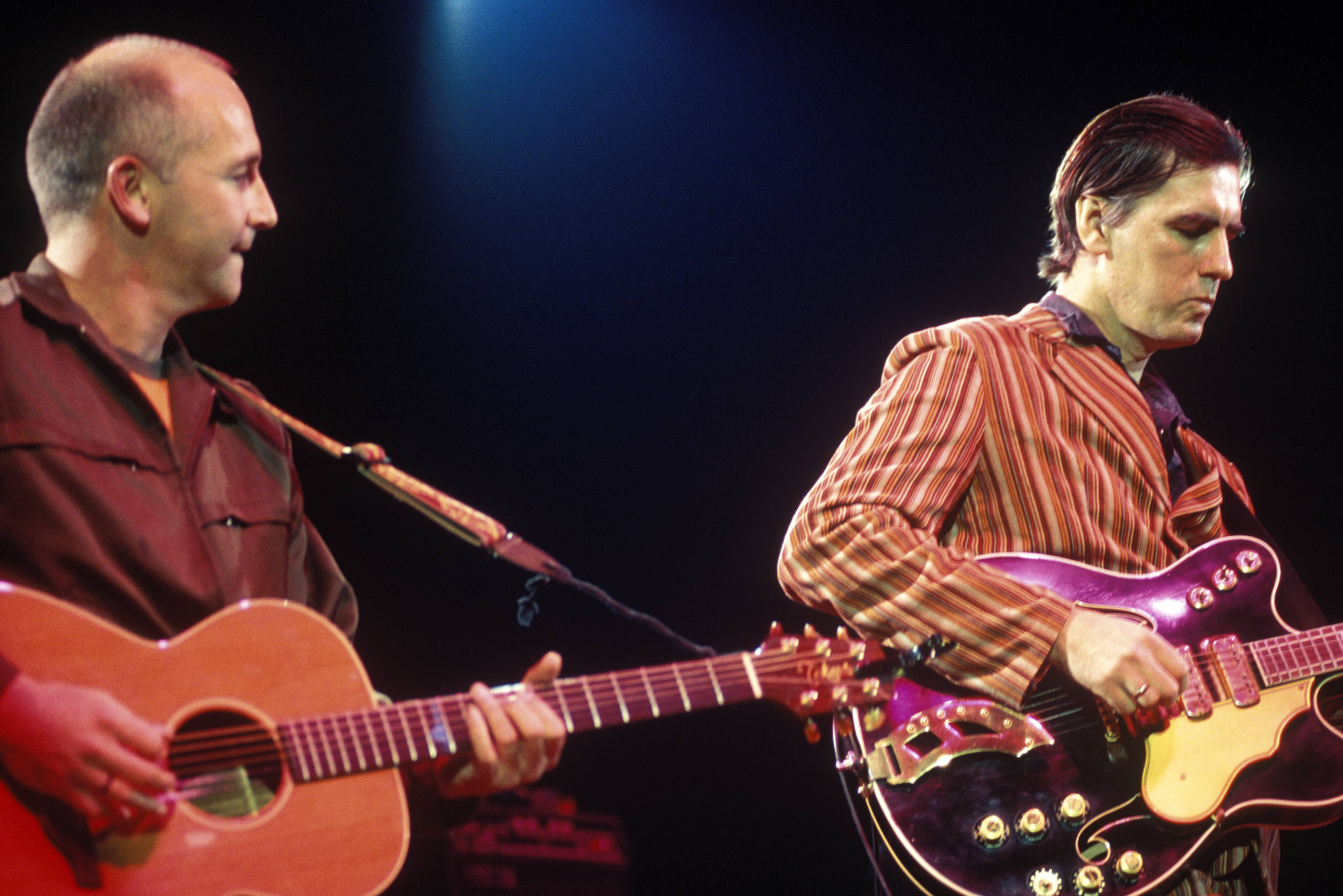 Grant McLennan und RObert Forster beim Go-Betweens-Comeback in den 00er-Jahren (Photo by Tabatha Fireman/Redferns)