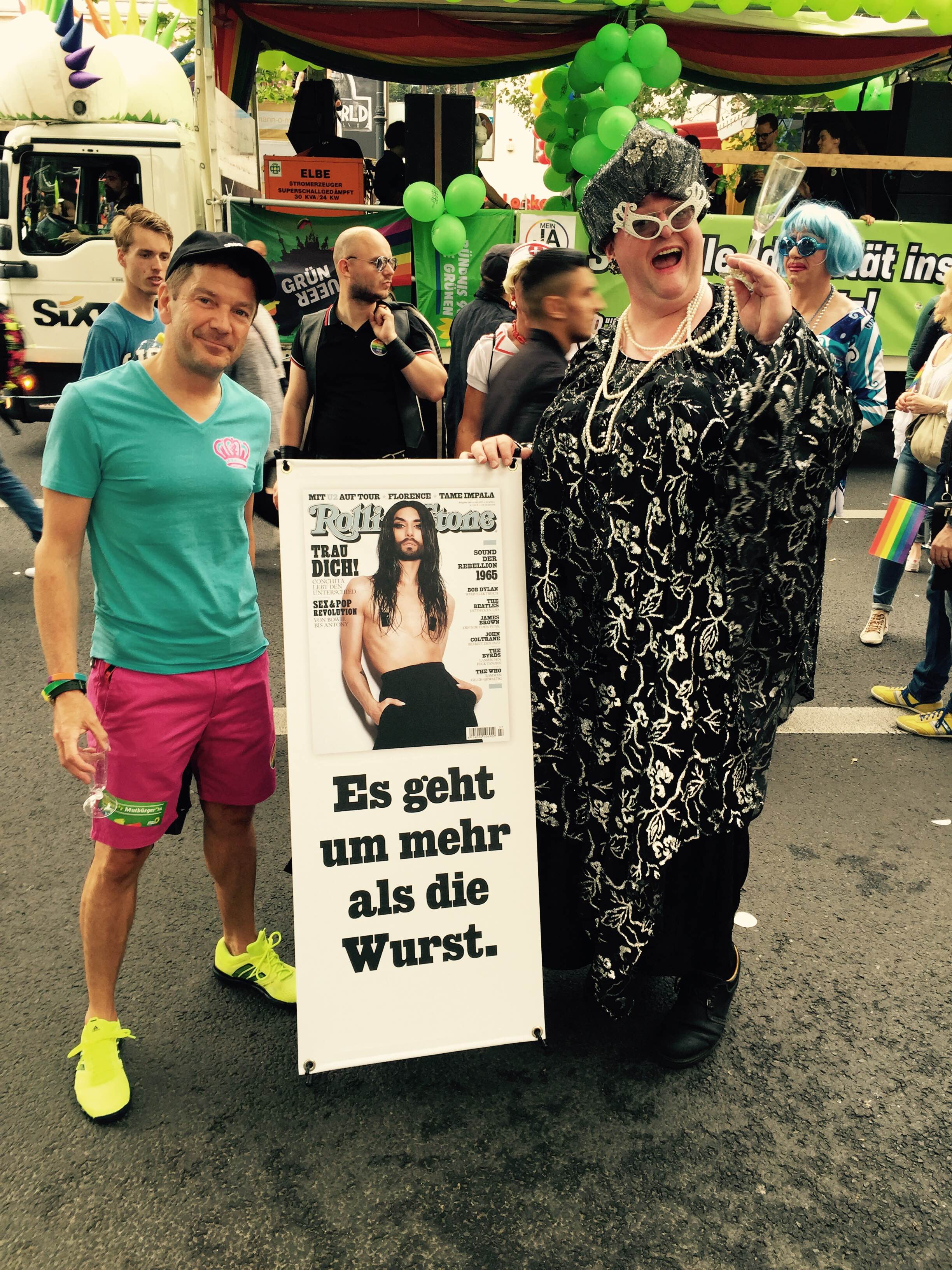 Sind beim CSD auch dabei: Die Grünen