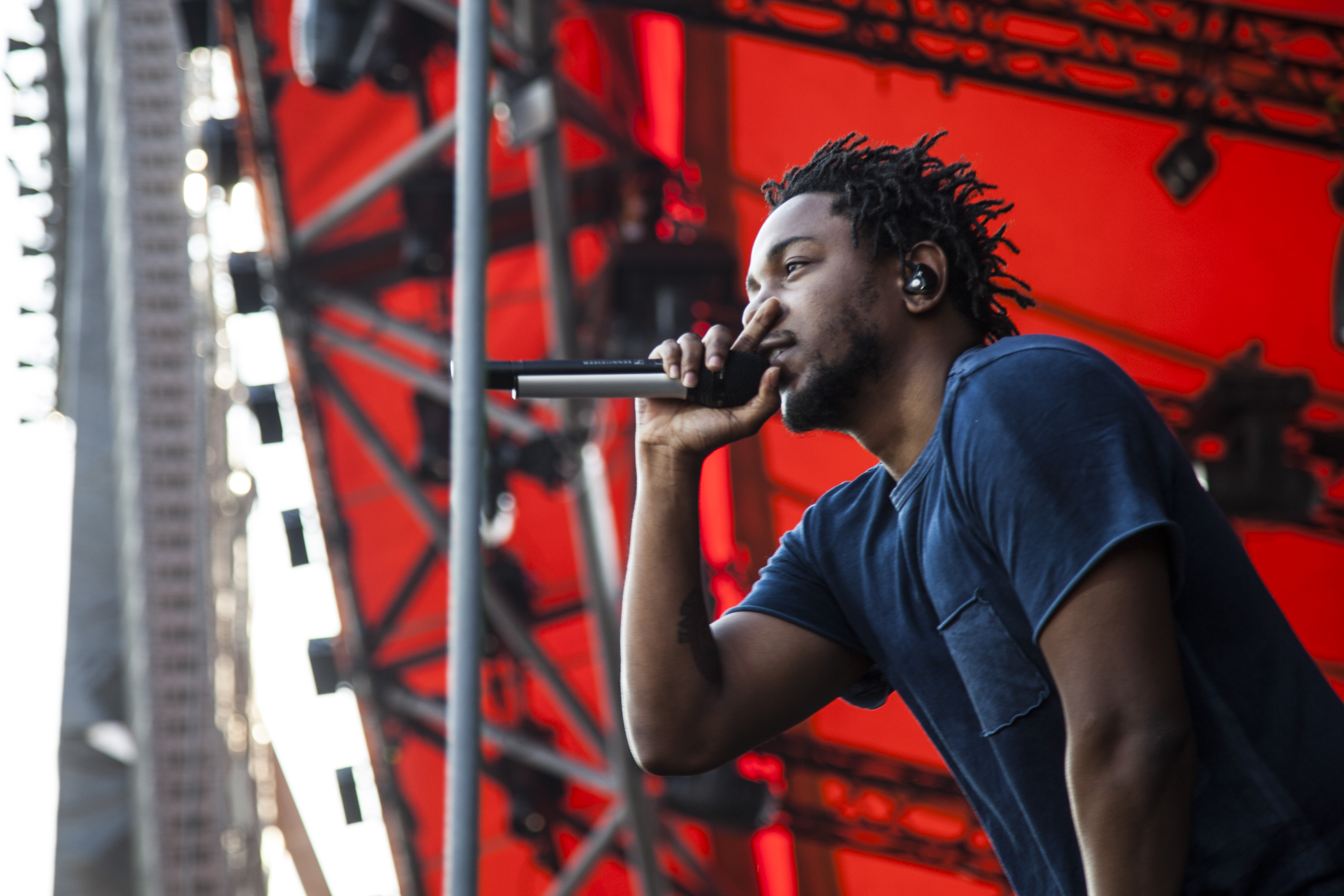 Kendrick Lamar live beim Roskilde Festival 2015