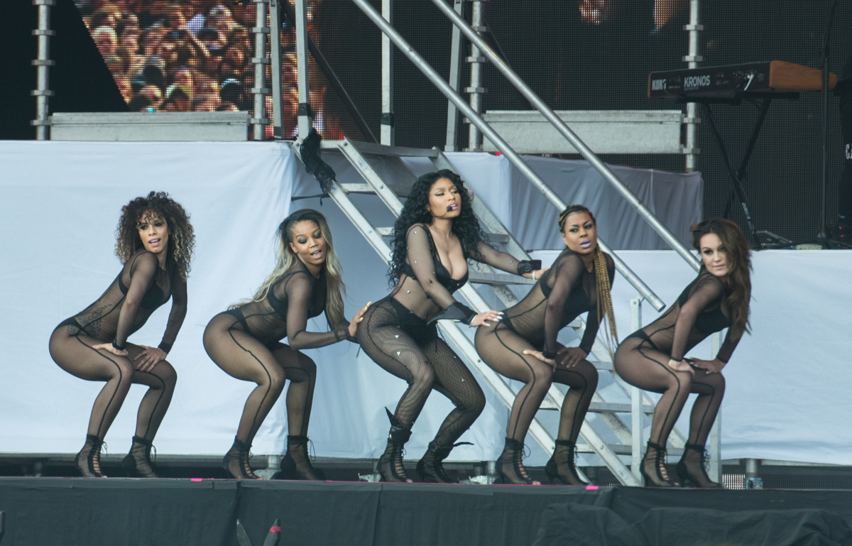 Nicki Minaj live beim Roskilde Festival 2015