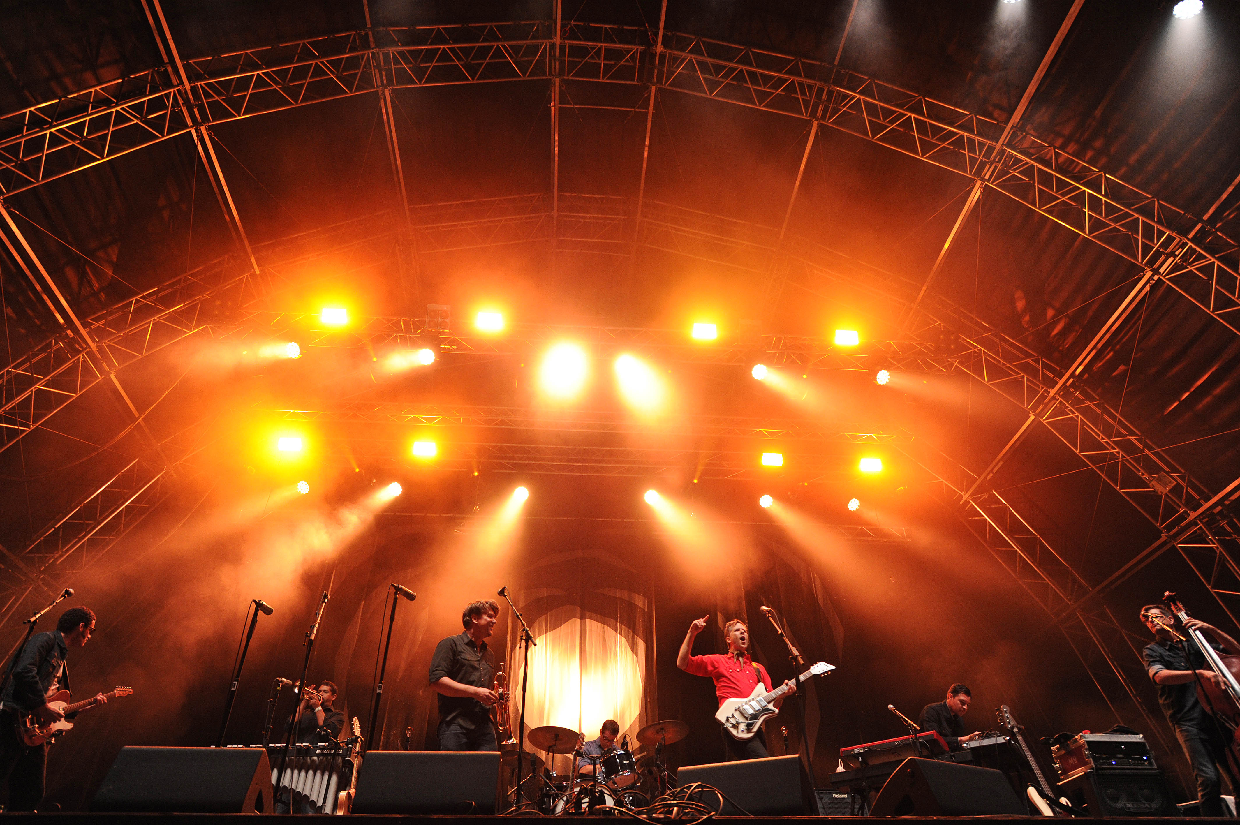 Calexico - die amerikanische Band von Joey Burns und John Convertino live beim A Summer's Tale Open Air Festival 2015: Pre...