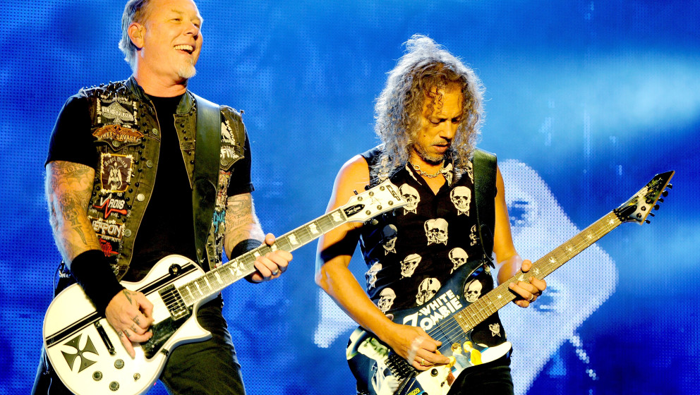 Metallica beim Leeds-Festival im August 2015.