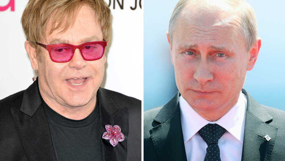 Elton John will immer noch mit Wladimir Putin sprechen