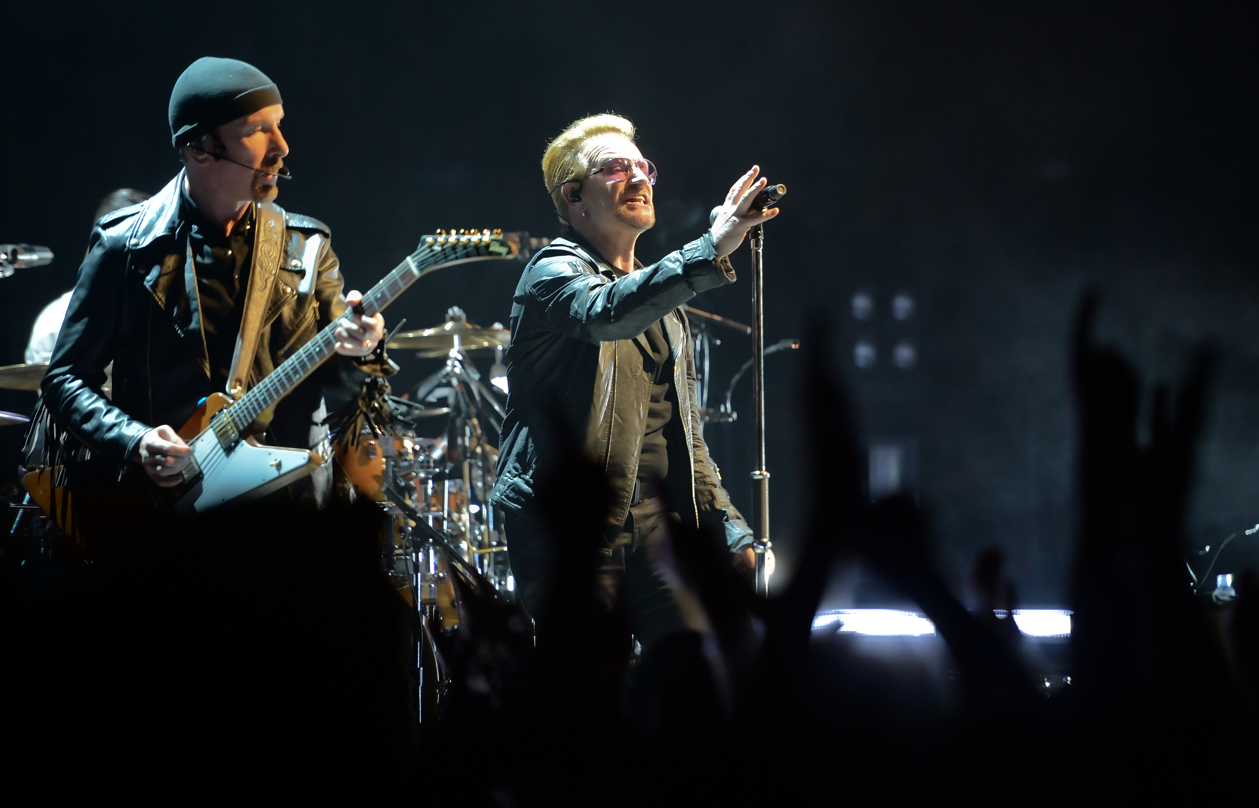 U2 tritt in Berlin auf