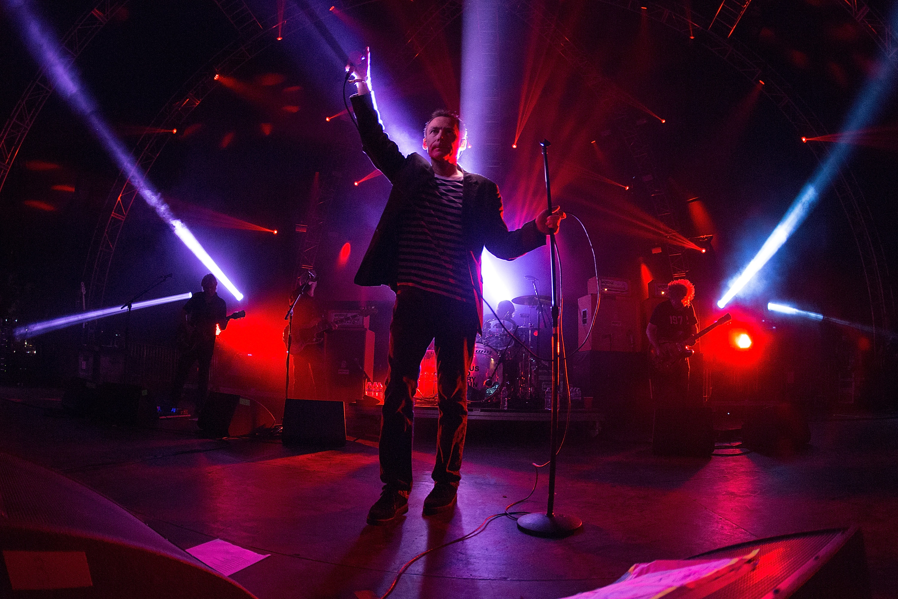 The Jesus und Mary Chain live in Los Angeles, 2015.