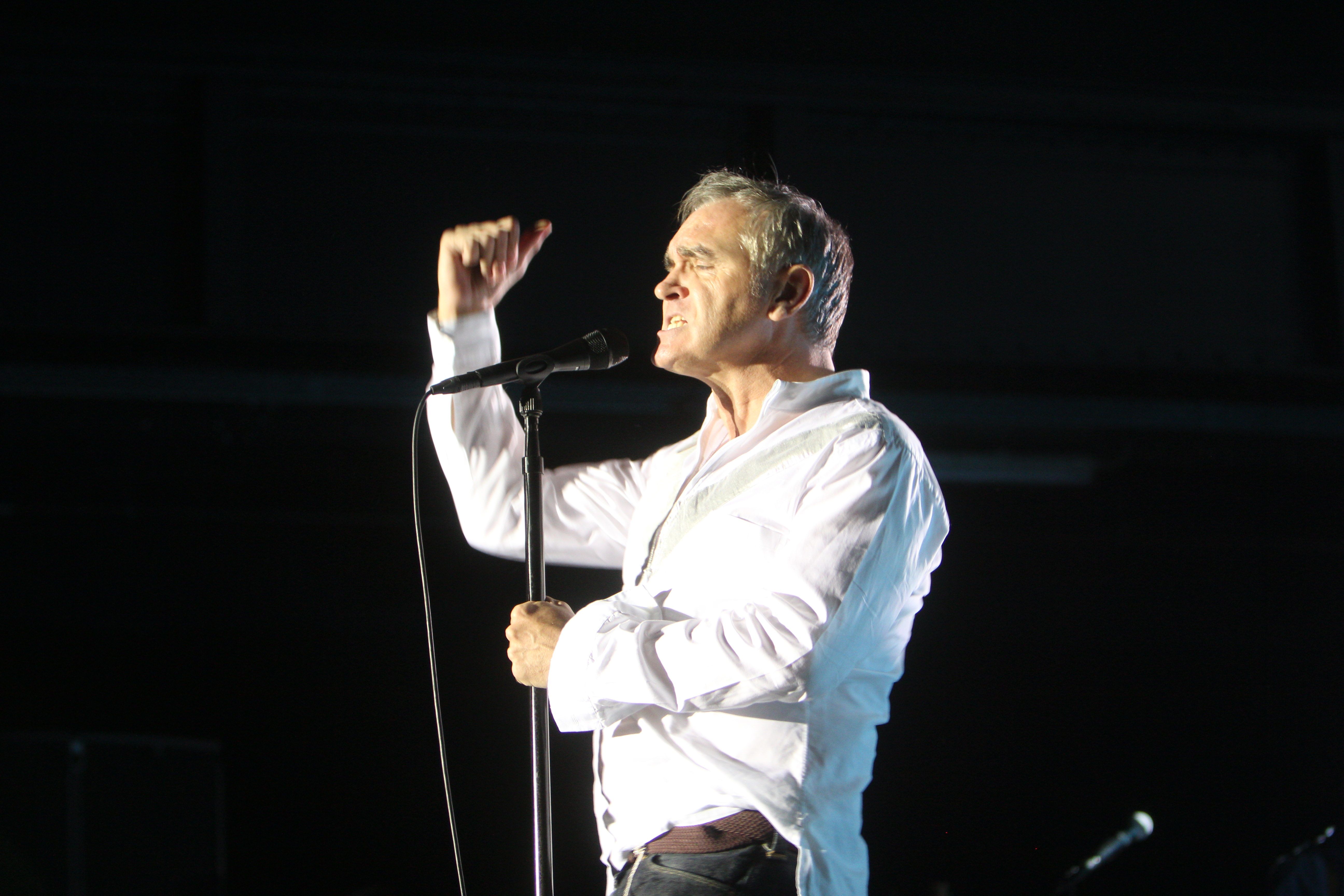 Morrissey live in Köln, 01.10.2015.