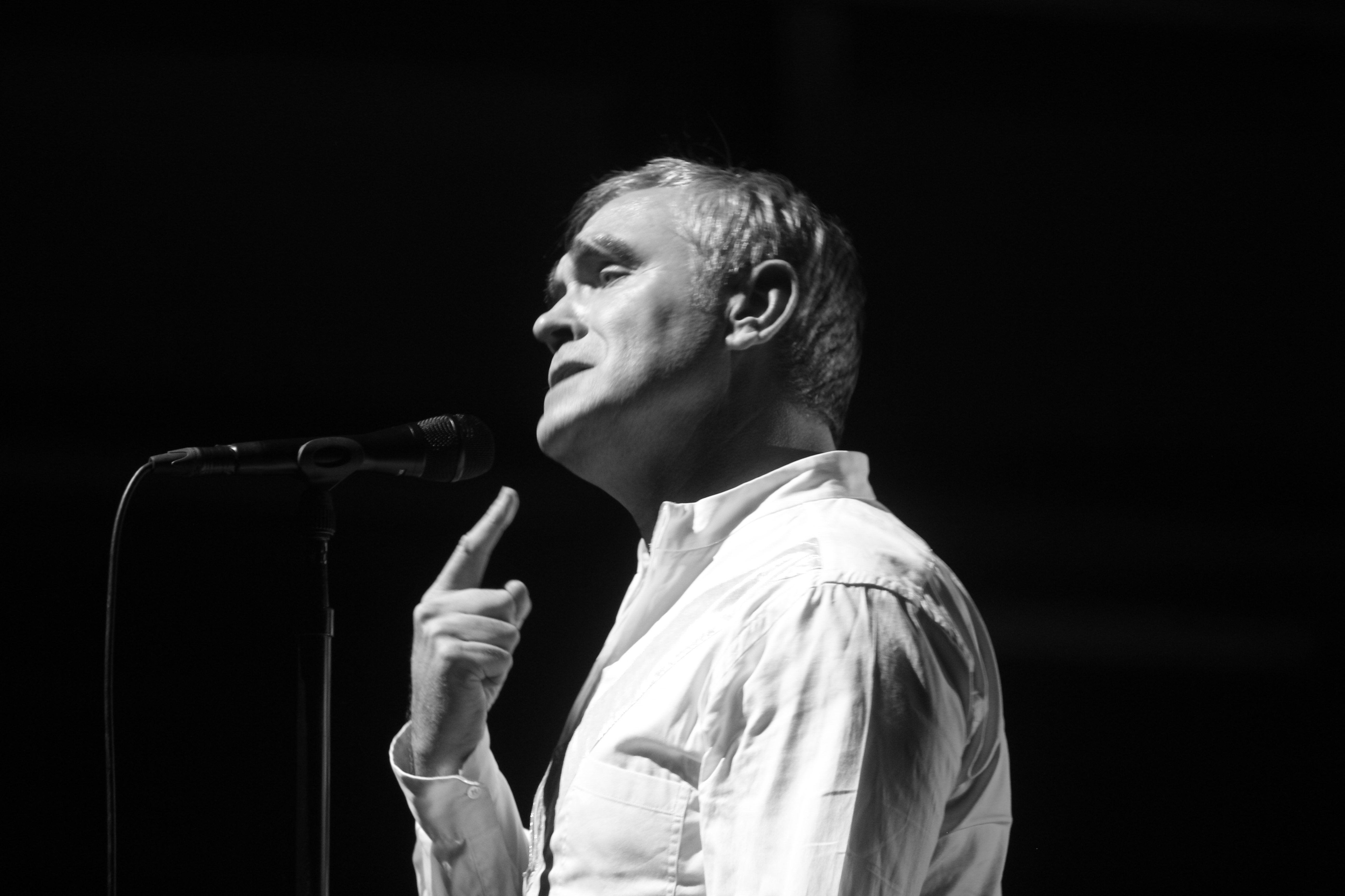 Morrissey live in Köln, 01.10.2015.
