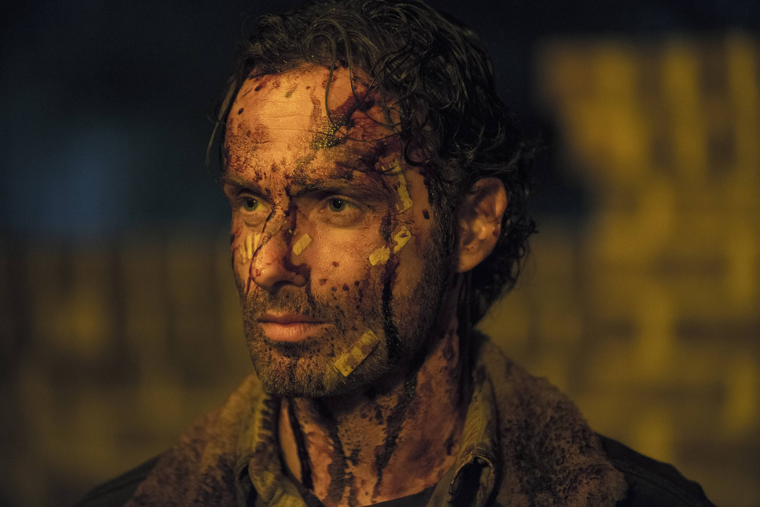 Rick Grimes (Andrew Linocln) aus „The Walking Dead“ – braucht er Beistand nach den miesen Quoten der Premiere von Staffel sechs?