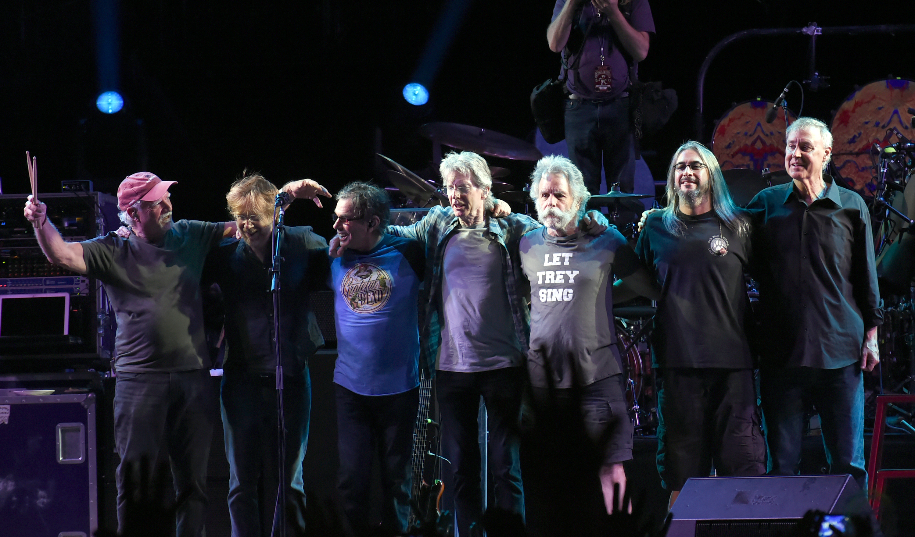 Schlussapplaus: The Grateful Dead bei ihrem Konzert am 5. Juli 2015.