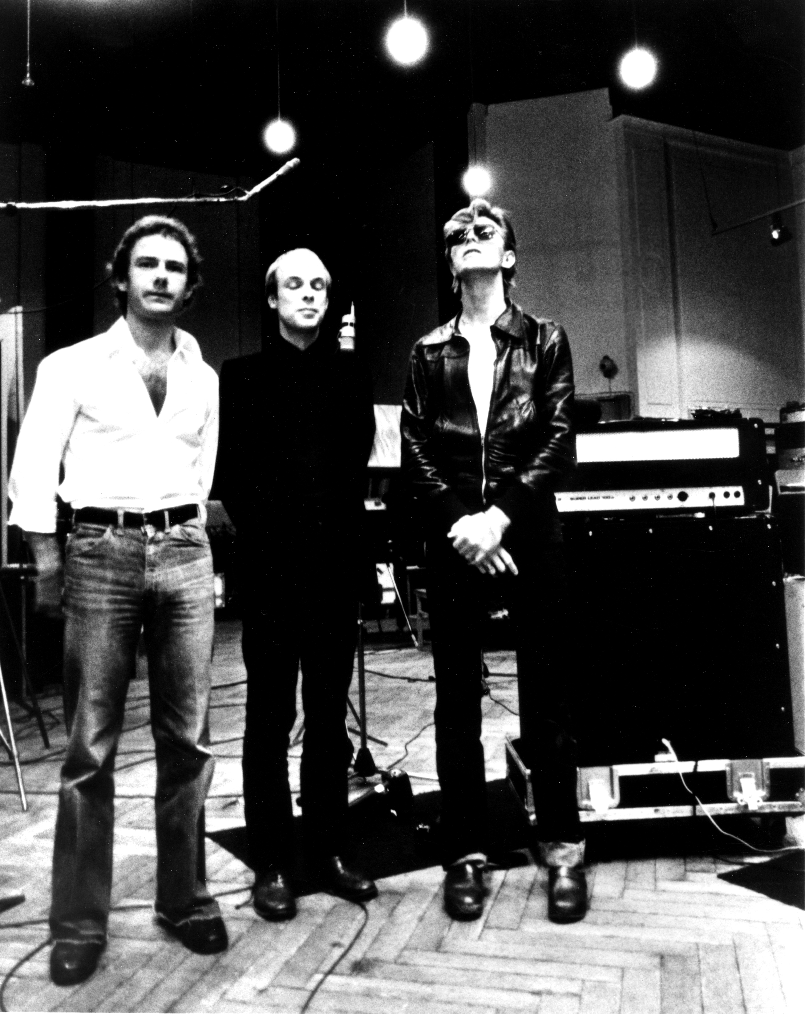 Mit Fripp und Eno in den Hansa-Studios, Berlin, 1977