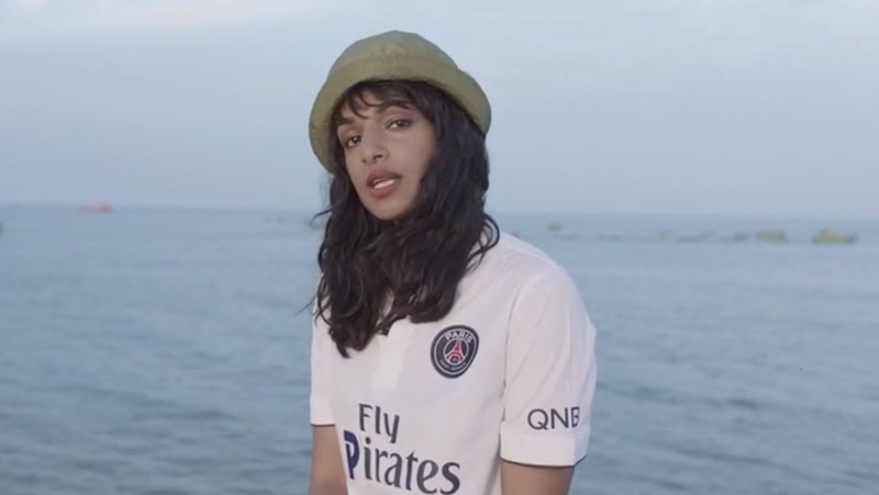M.I.A. in ihrem Video zum Song „Borders“