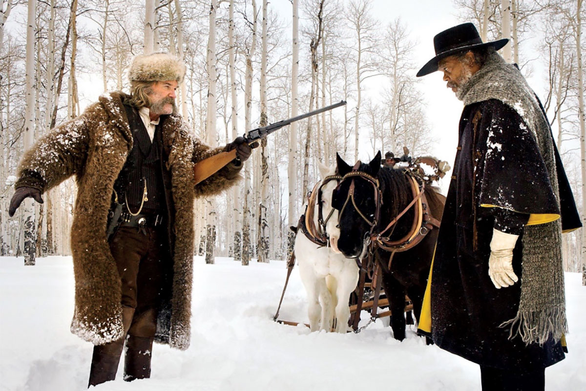 Kurt Russel und Samuel L. Jackson in „The Hateful Eight“