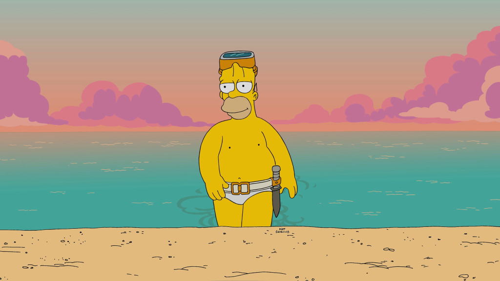 the simpsons homer hair