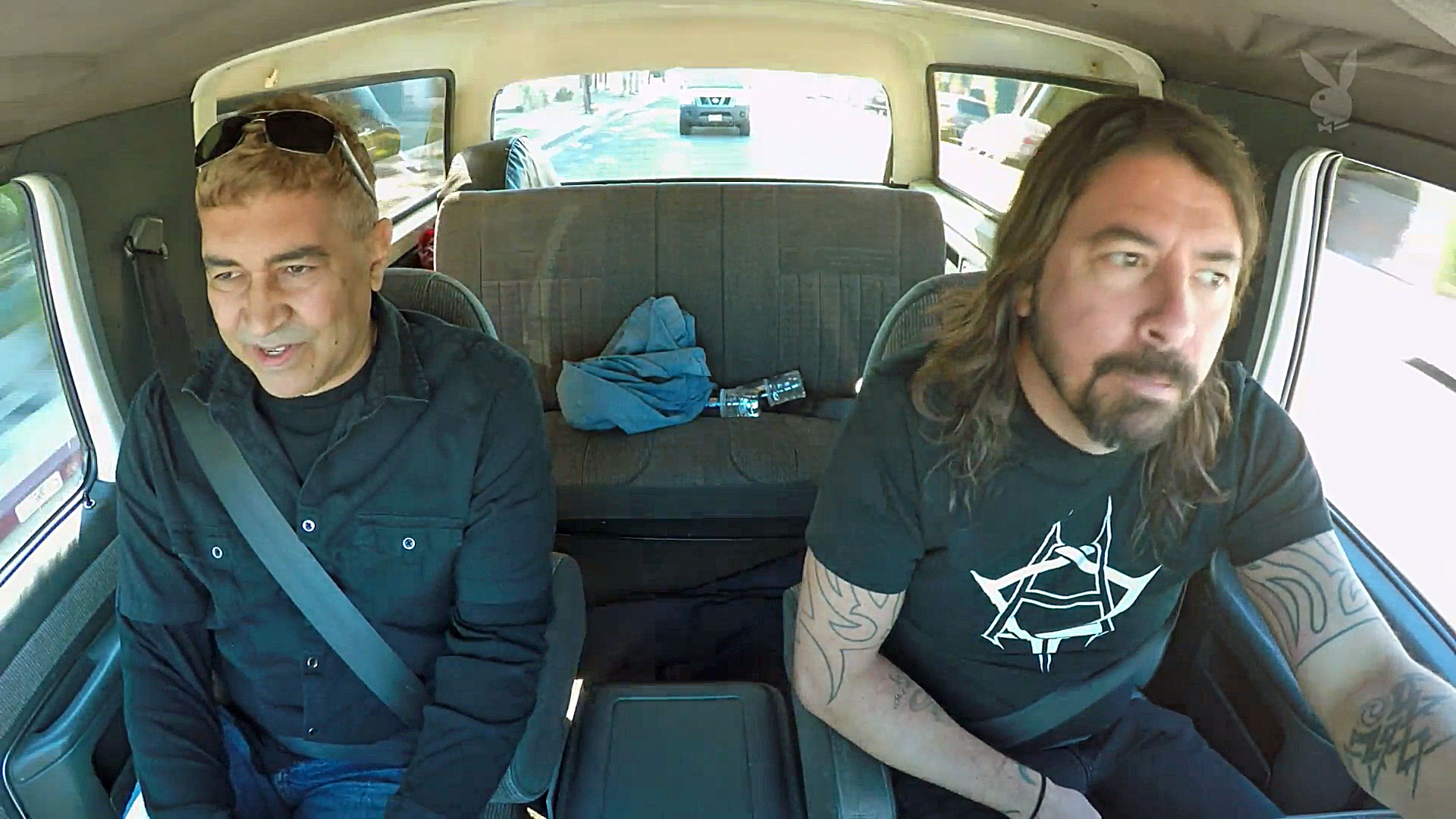 Dave Grohl und Pat Smear unterwegs auf einer Spritztour