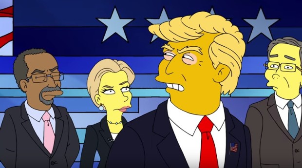 Die Simpsons ziehen die US-Politik durch den Kakao