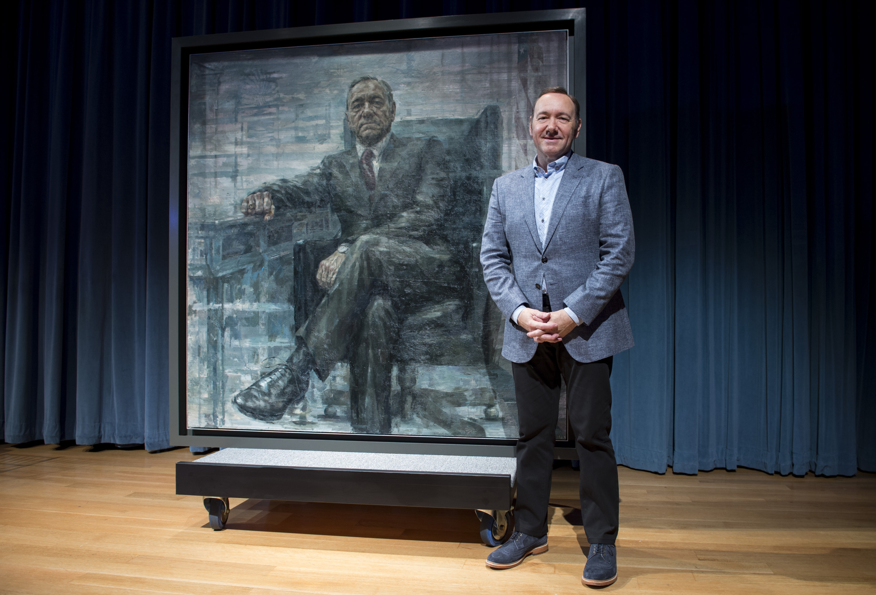 The Smithsonian And Netflix Host A Portrait Unveiling And Season 4 Premiere Of "House Of Cards" - Press Conference