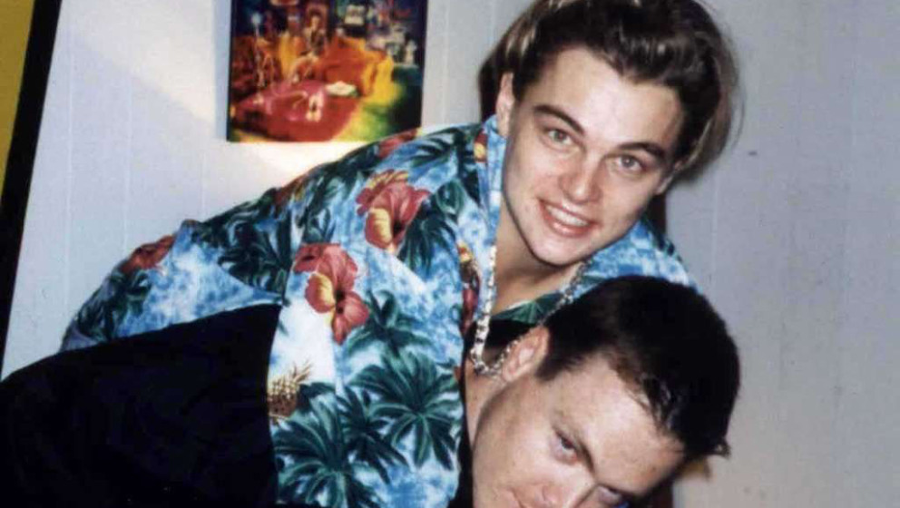 Leonardo DiCaprio mit seinem Stiefbruder Adam Farrar.