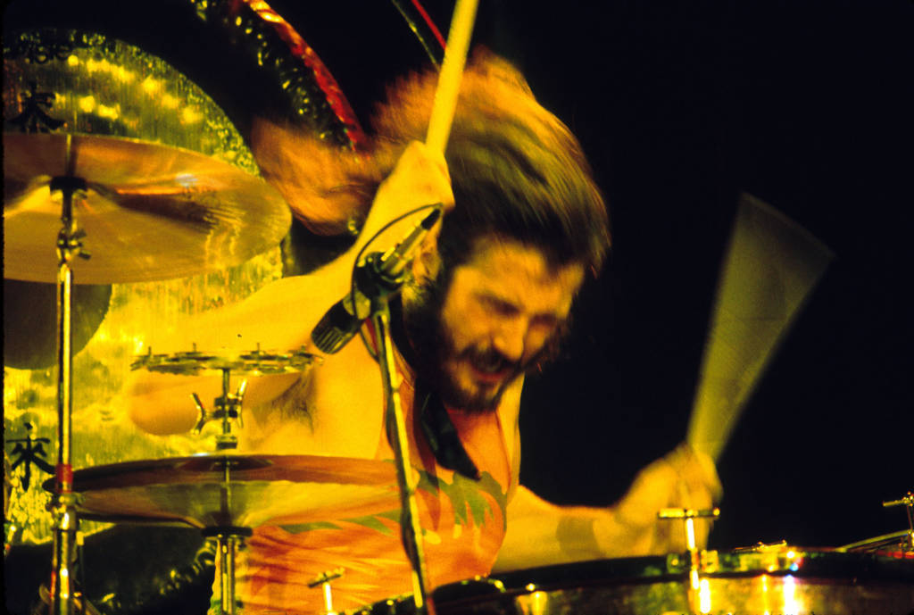 Der beste Schlagzeuger aller Zeiten John Bonham von Led Zeppelin