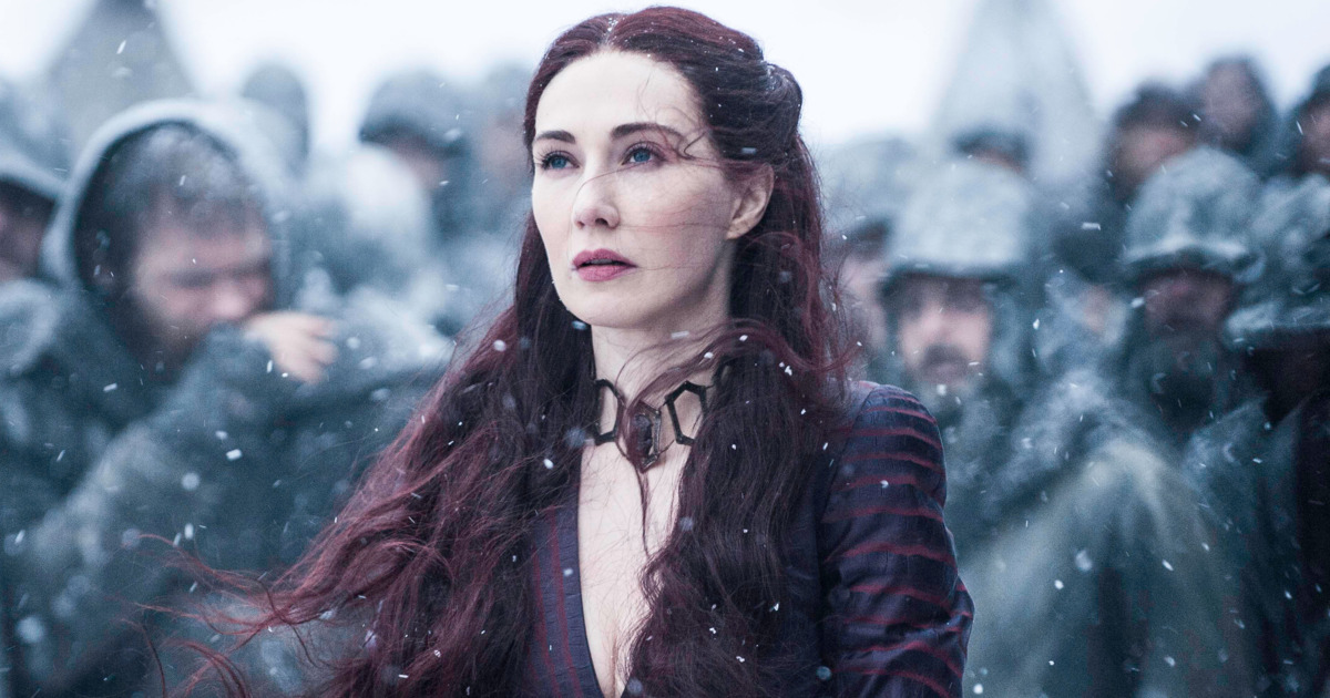 Lady Melisandre spielt eine wichtige Rolle in der ersten Folge der sechsten Staffel von „Game Of Thrones“