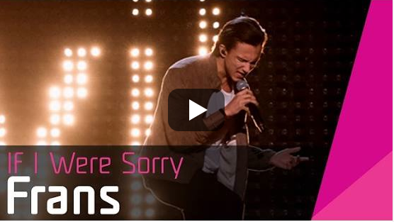 7. Schweden: Frans, "If I Were Sorry".
 
Wollmützenschnulli mit gefühlig pulsierender, klimpernder Umarmungsnummer. Fran...