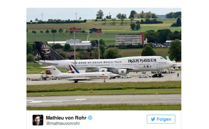 Größenvergleich: Ed Force One von Iron Maiden mit ...