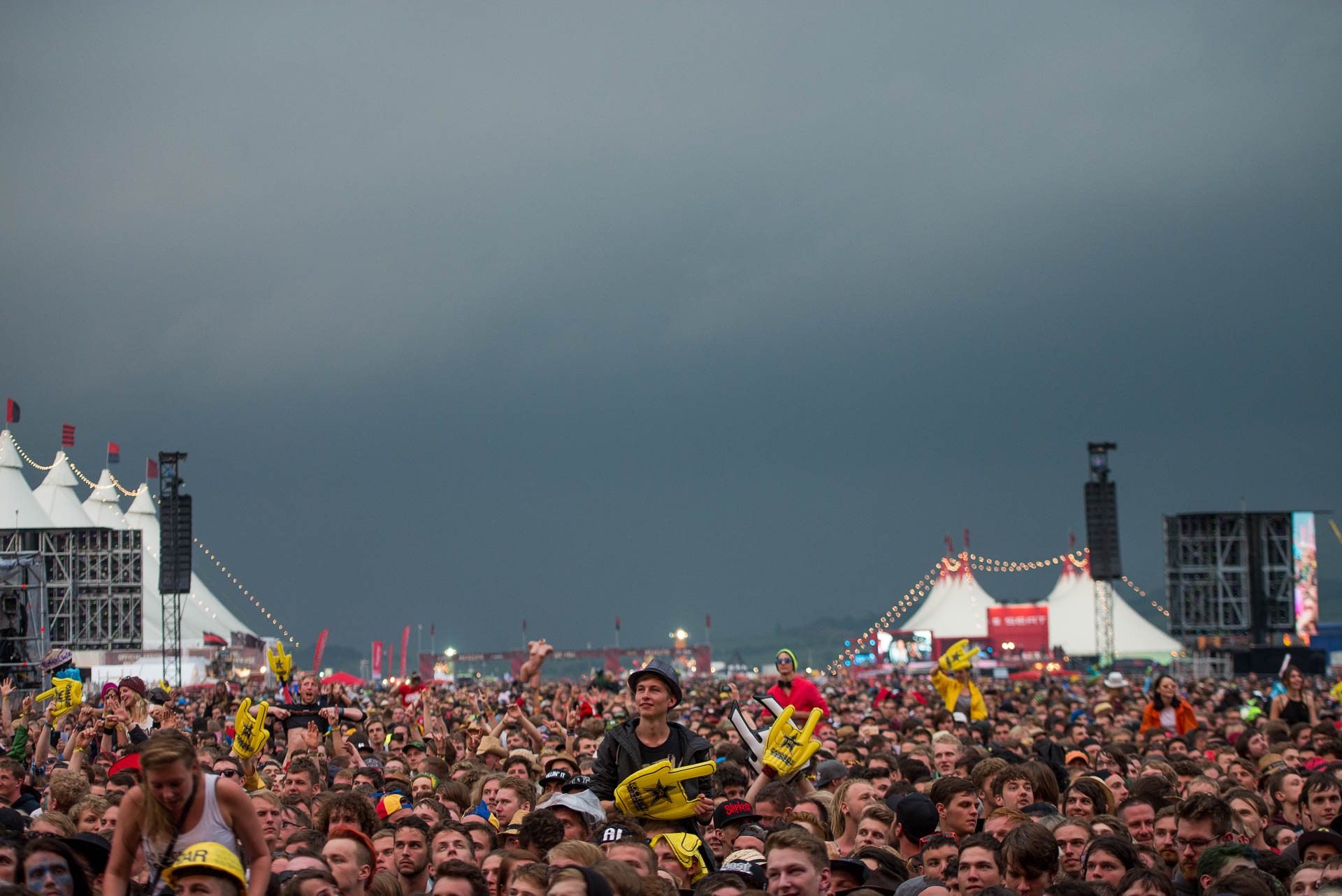 Unwetter bei Rock am Ring 2016