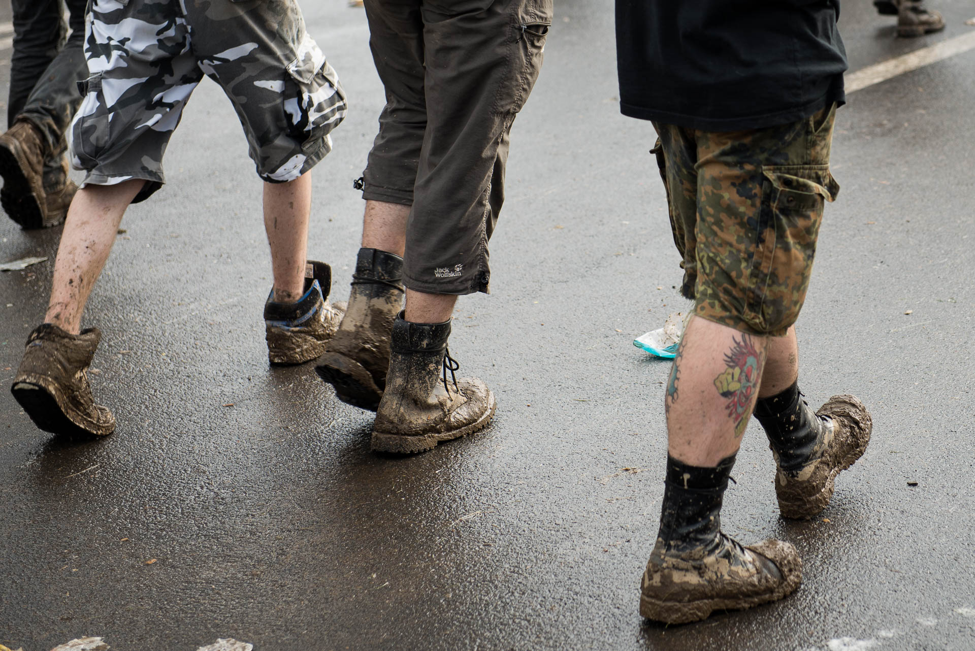 BesucherRockamRing; SchlammRockamRing