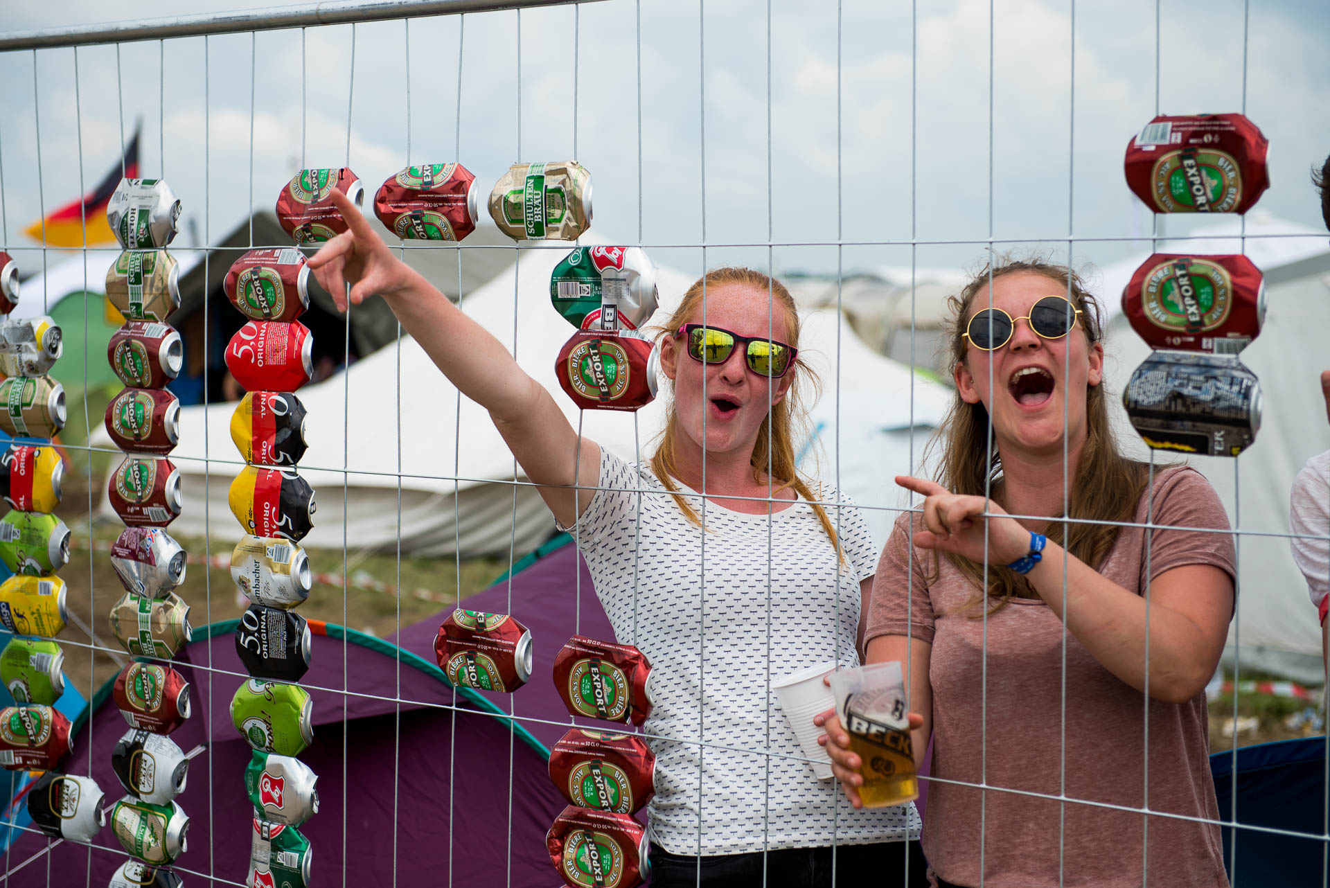 BesucherRockamRing; ZeltdekoRockamRIng